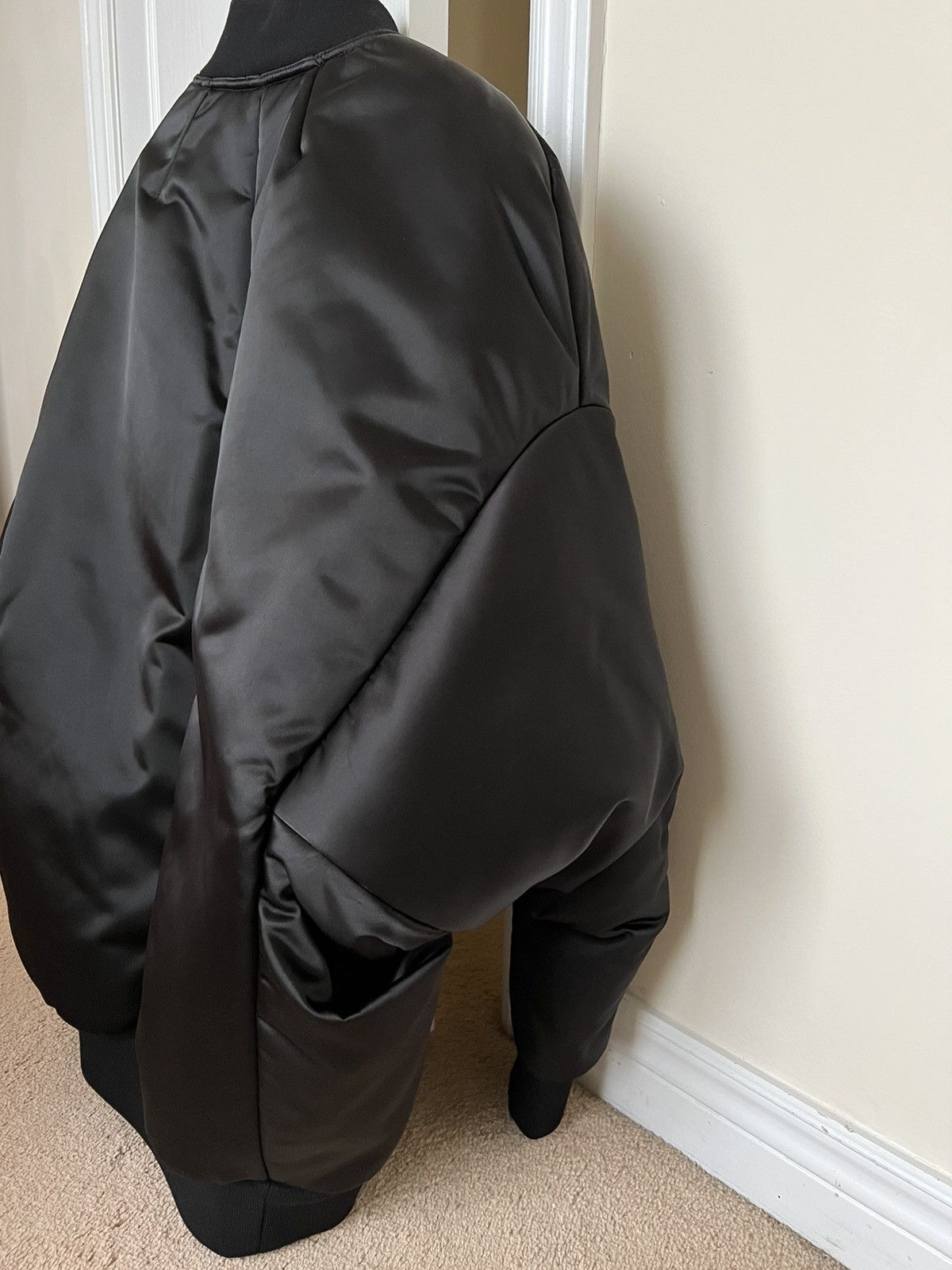 Rick Owens Rick Owens Black Jumbo Peter Bomber Jacket Size US M / EU 48-50 / 2 - 3 Thumbnail