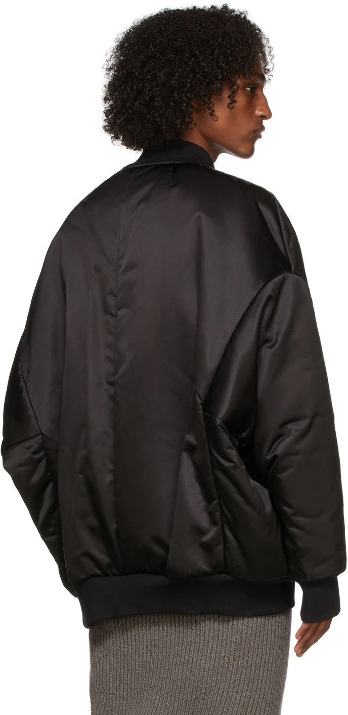 Rick Owens Rick Owens Black Jumbo Peter Bomber Jacket Size US M / EU 48-50 / 2 - 10 Thumbnail