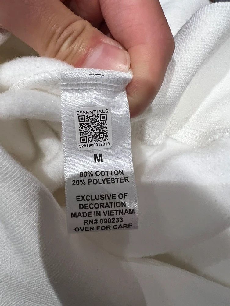 Fear of God Fear of God Essential White Mock Neck Sweatshirt M Size US M / EU 48-50 / 2 - 5 Thumbnail