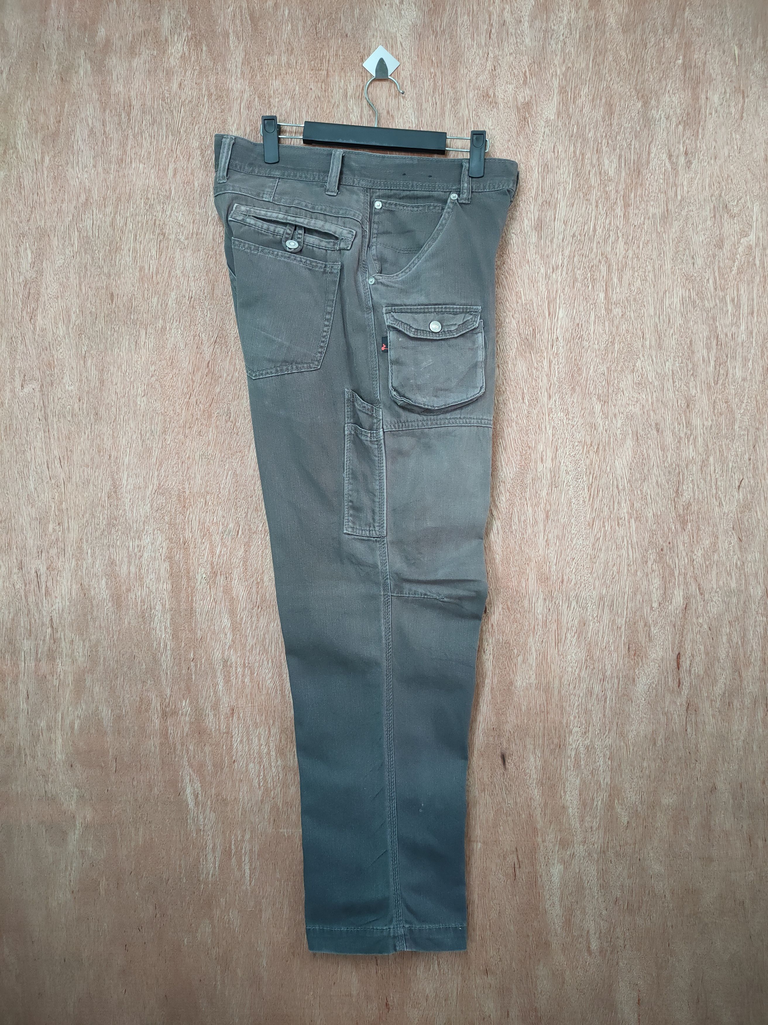 Japanese Brand JAPANESE BRAND 10 POCKET FADED VINTAGE CARGO PANTS Size US 32 / EU 48 - 7 Thumbnail