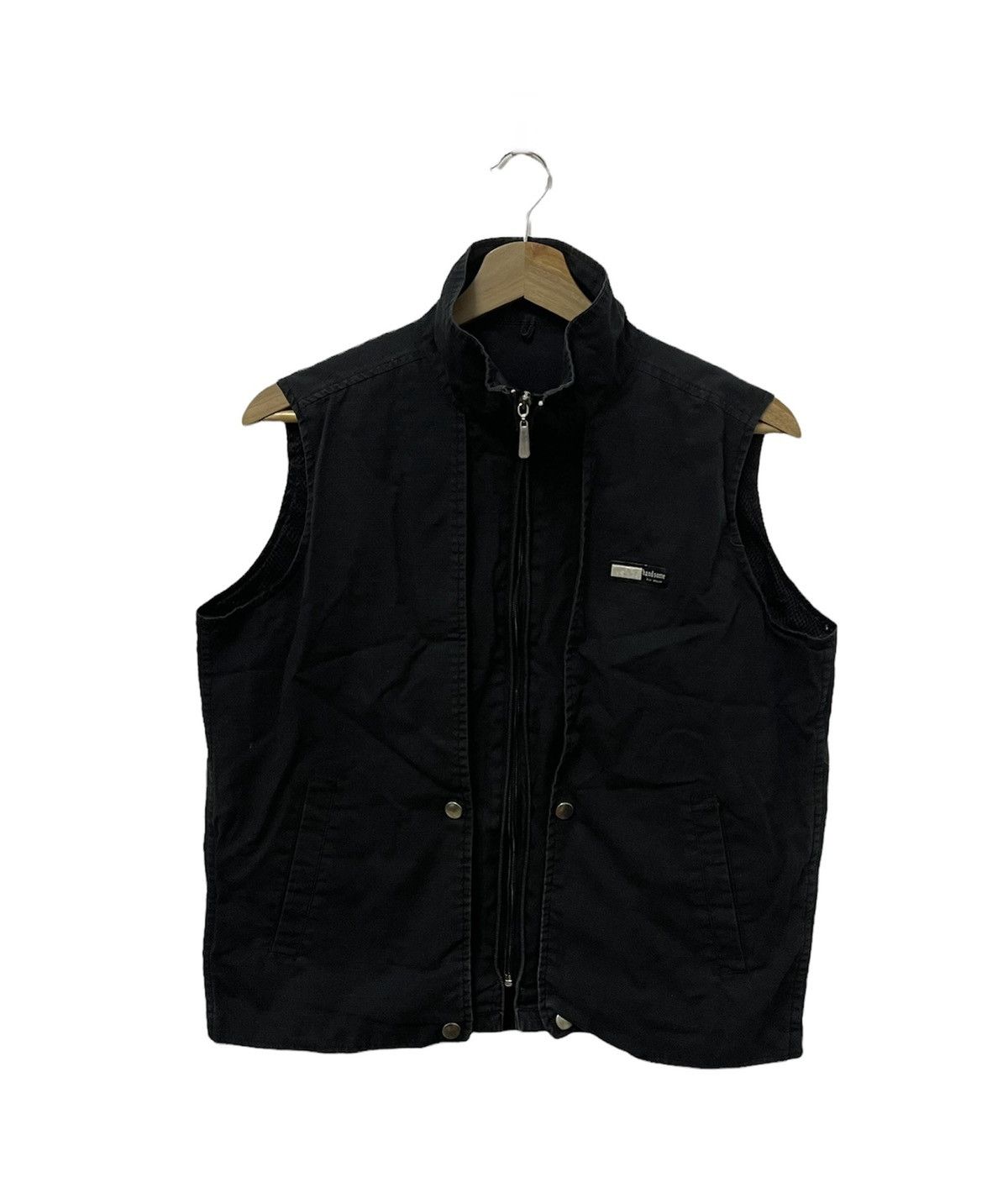 Japanese Brand × Vintage Vintage Hand Some Zipper Vest Size US S / EU 44-46 / 1 - 1 Thumbnail