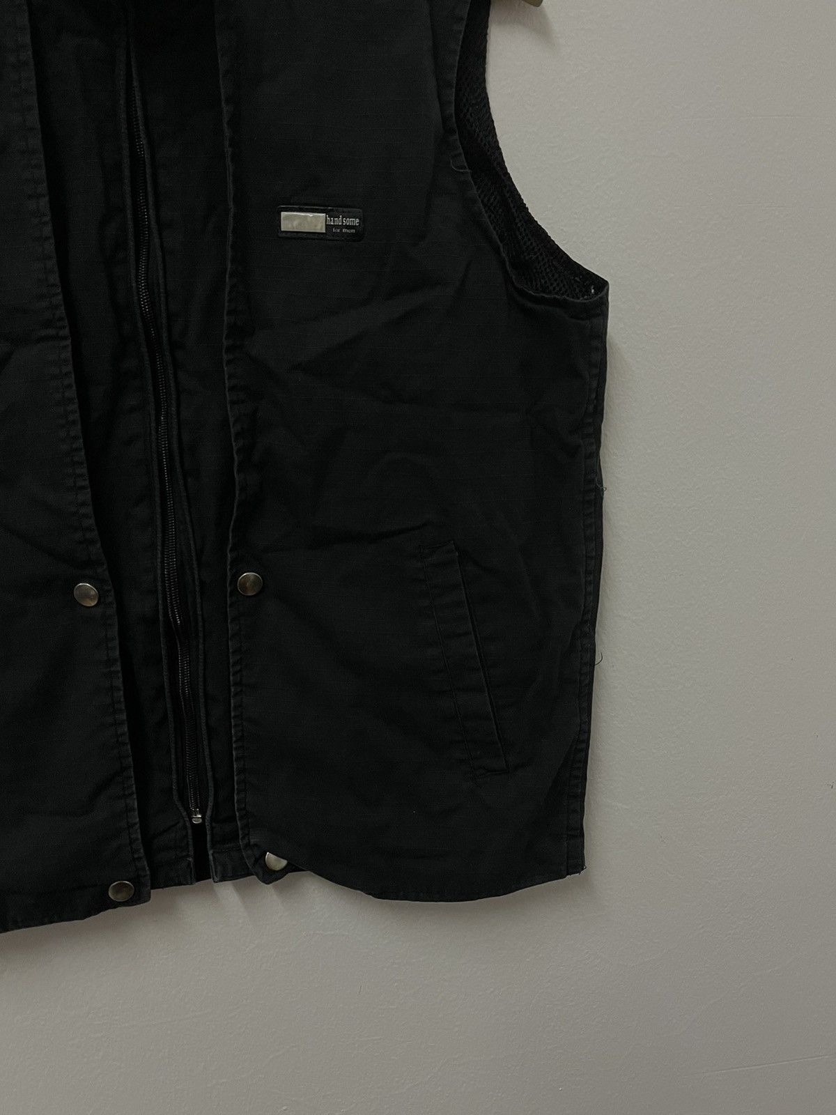 Japanese Brand × Vintage Vintage Hand Some Zipper Vest Size US S / EU 44-46 / 1 - 3 Thumbnail