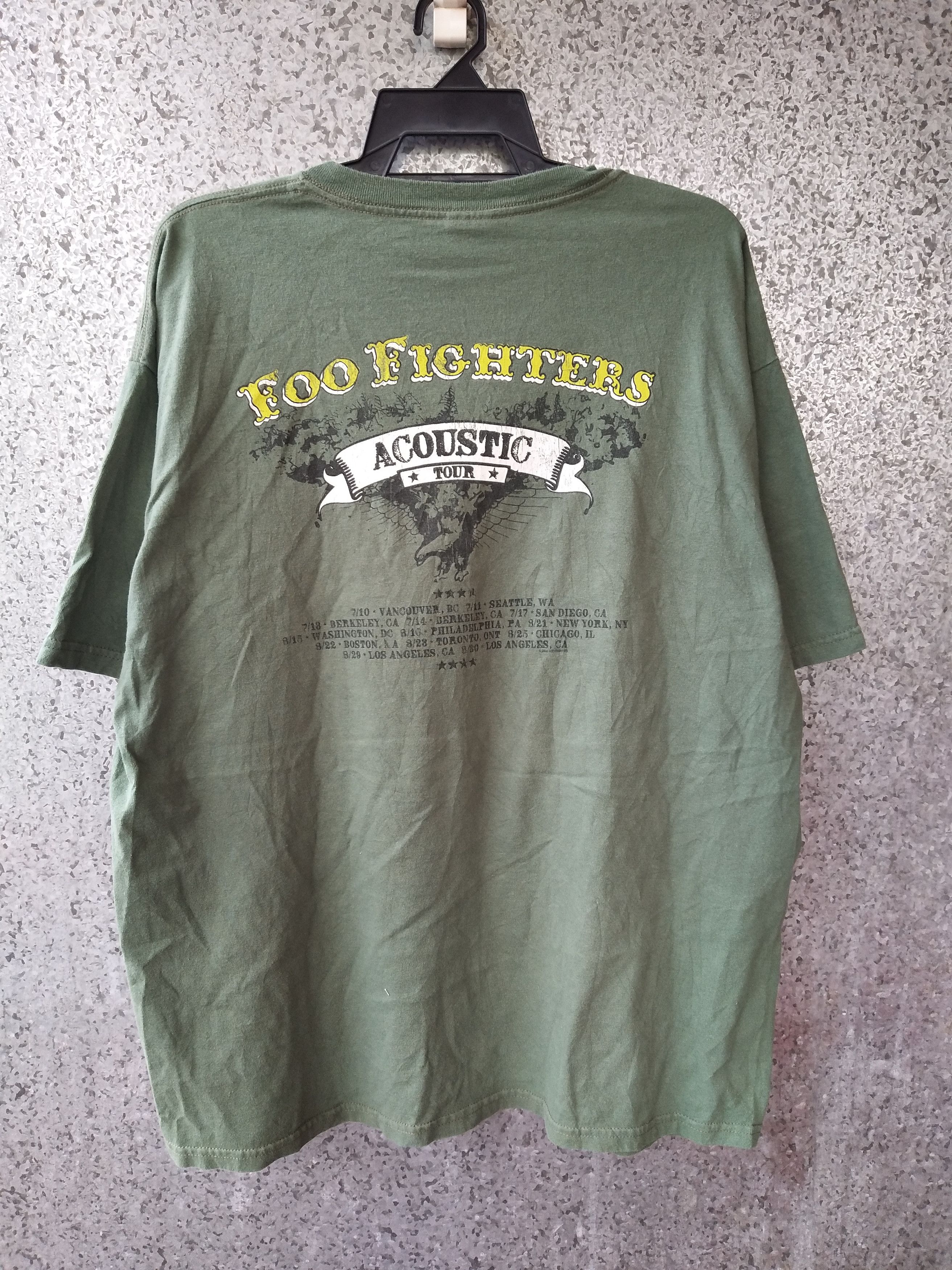 Band Tees 🔥 Vtg y2k Foo Fighters Tour Acoustic band tees Size US L / EU 52-54 / 3 - 1 Thumbnail