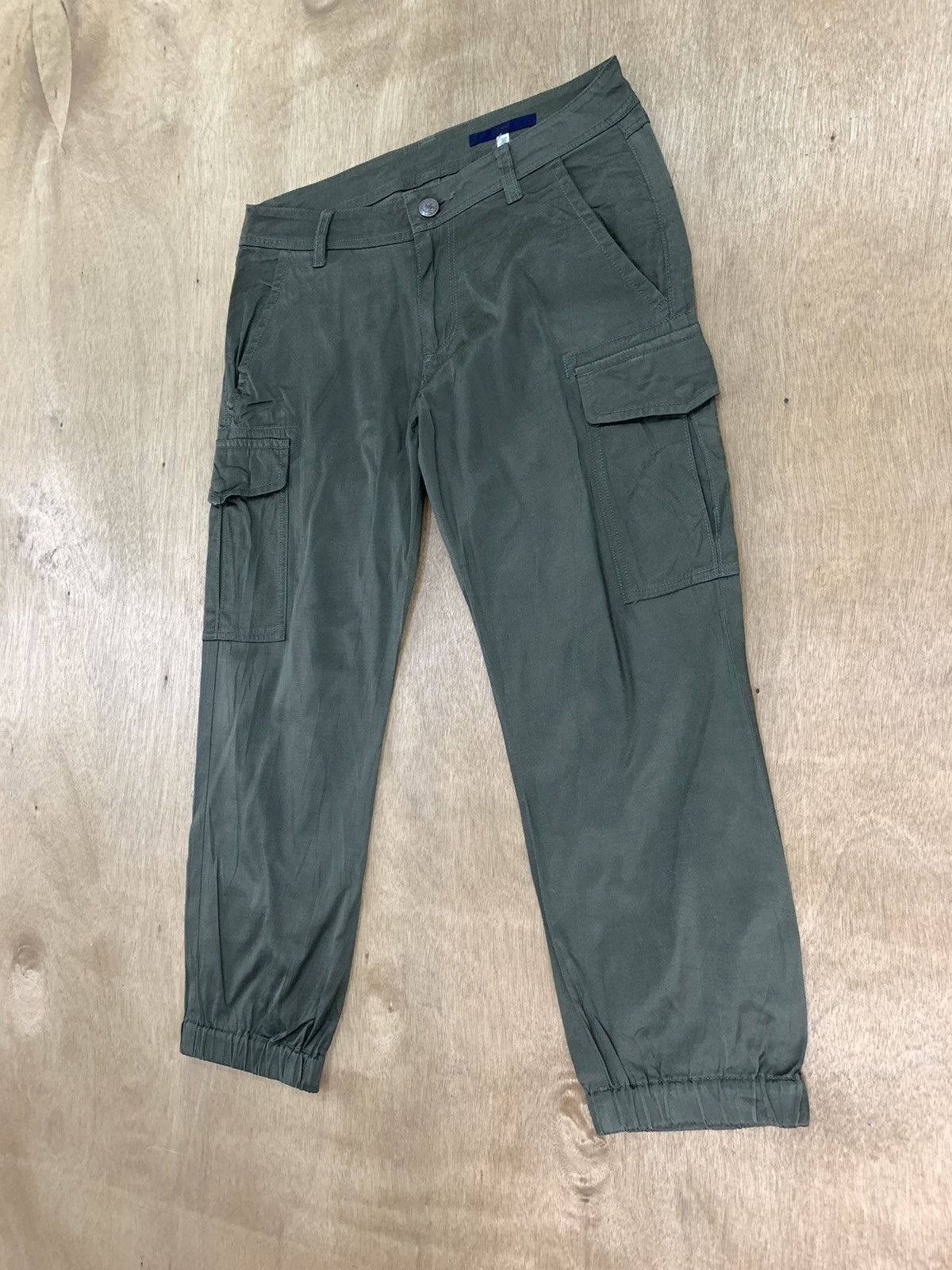 Japanese Brand × NOLLEY'S × Seditionaries NOLLEY'S PINK Rare Nylon Multipocket Crop Cargo Jogger Pant Size US 29 - 9 Thumbnail