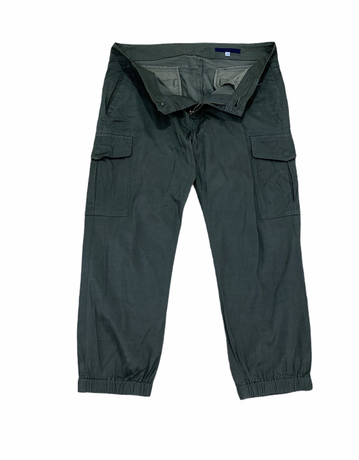 Japanese Brand × NOLLEY'S × Seditionaries NOLLEY'S PINK Rare Nylon Multipocket Crop Cargo Jogger Pant Size US 29 - 3 Thumbnail
