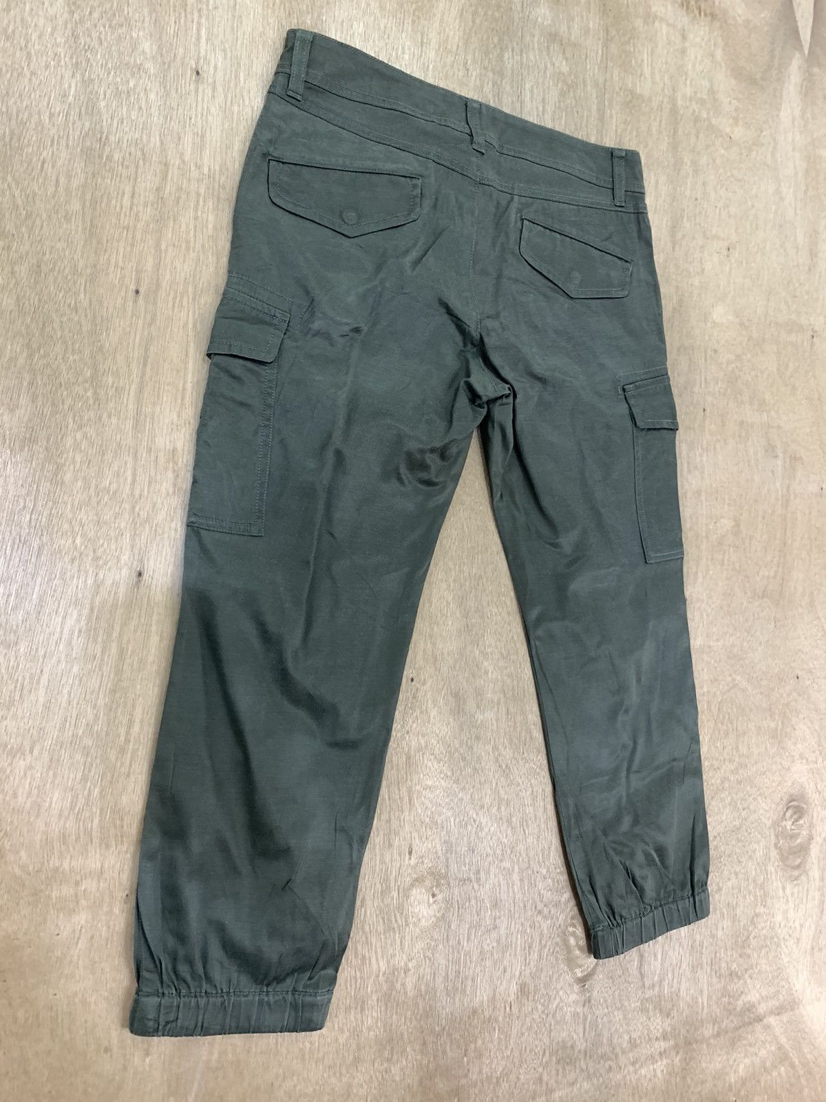Japanese Brand × NOLLEY'S × Seditionaries NOLLEY'S PINK Rare Nylon Multipocket Crop Cargo Jogger Pant Size US 29 - 12 Thumbnail