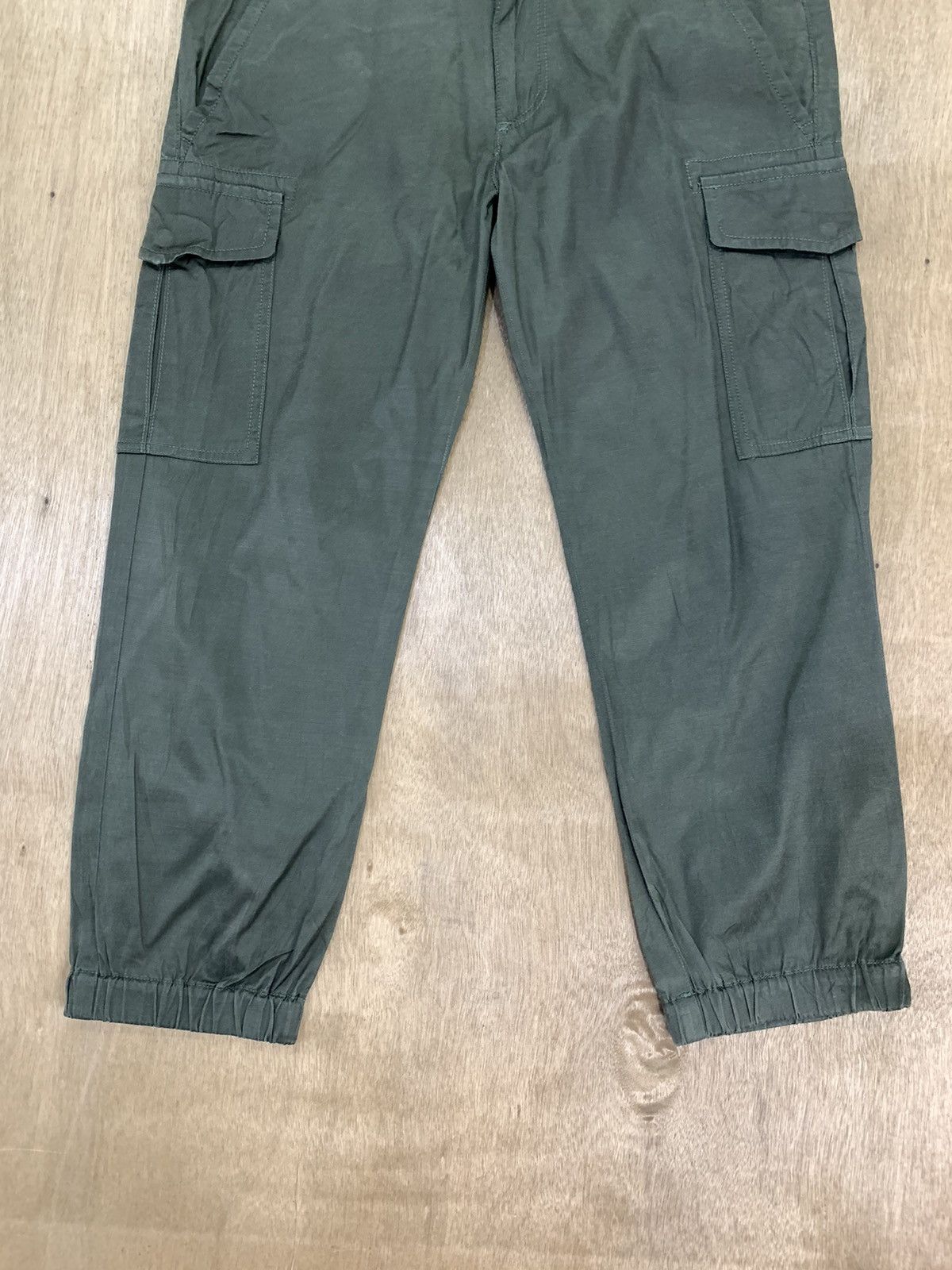 Japanese Brand × NOLLEY'S × Seditionaries NOLLEY'S PINK Rare Nylon Multipocket Crop Cargo Jogger Pant Size US 29 - 7 Thumbnail