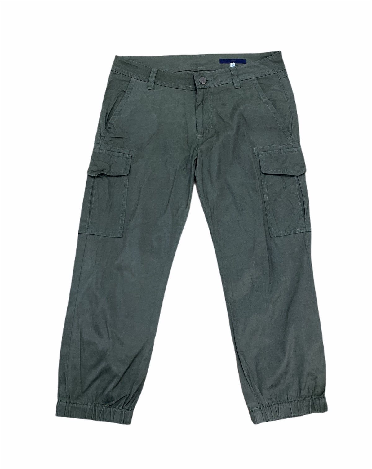 Japanese Brand × NOLLEY'S × Seditionaries NOLLEY'S PINK Rare Nylon Multipocket Crop Cargo Jogger Pant Size US 29 - 1 Thumbnail