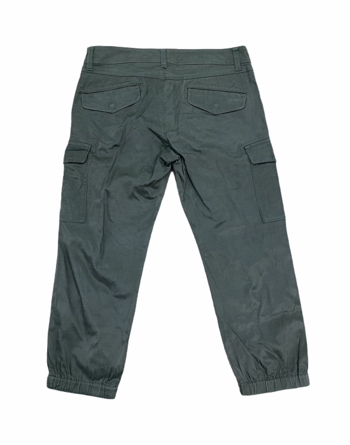 Japanese Brand × NOLLEY'S × Seditionaries NOLLEY'S PINK Rare Nylon Multipocket Crop Cargo Jogger Pant Size US 29 - 2 Thumbnail