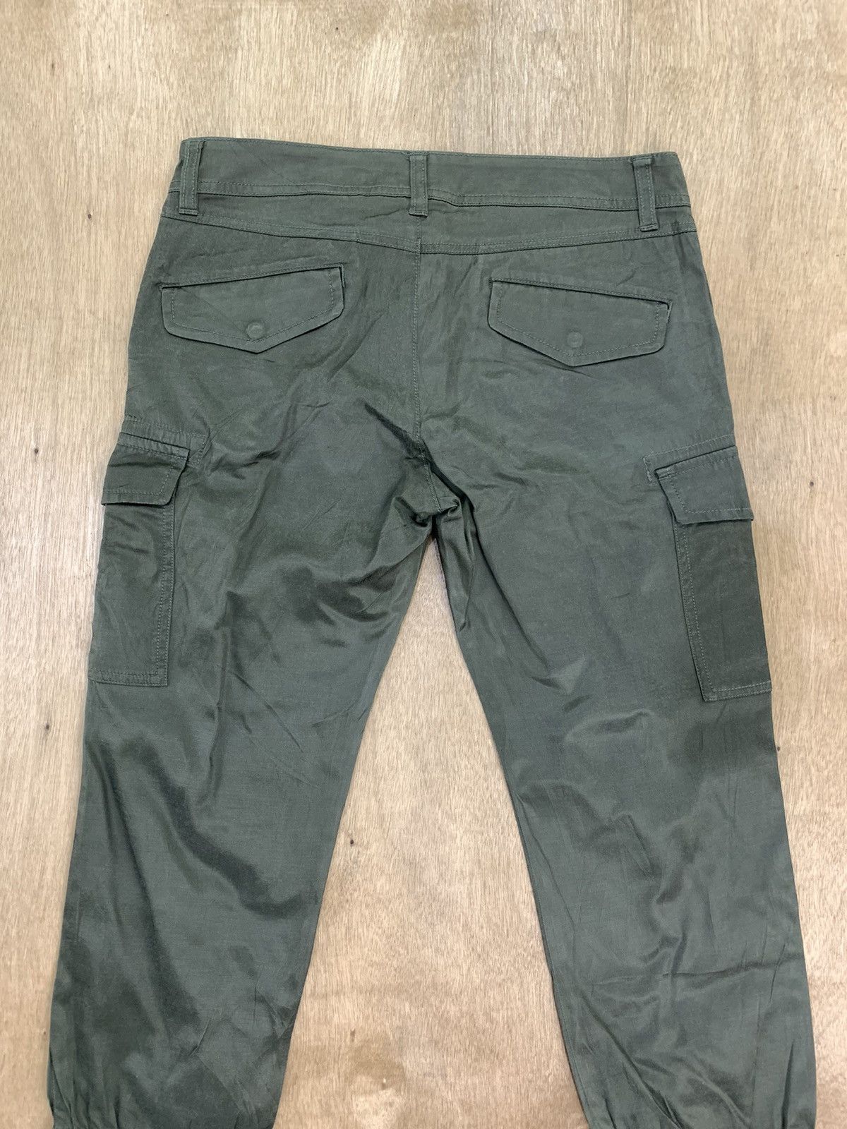 Japanese Brand × NOLLEY'S × Seditionaries NOLLEY'S PINK Rare Nylon Multipocket Crop Cargo Jogger Pant Size US 29 - 10 Thumbnail