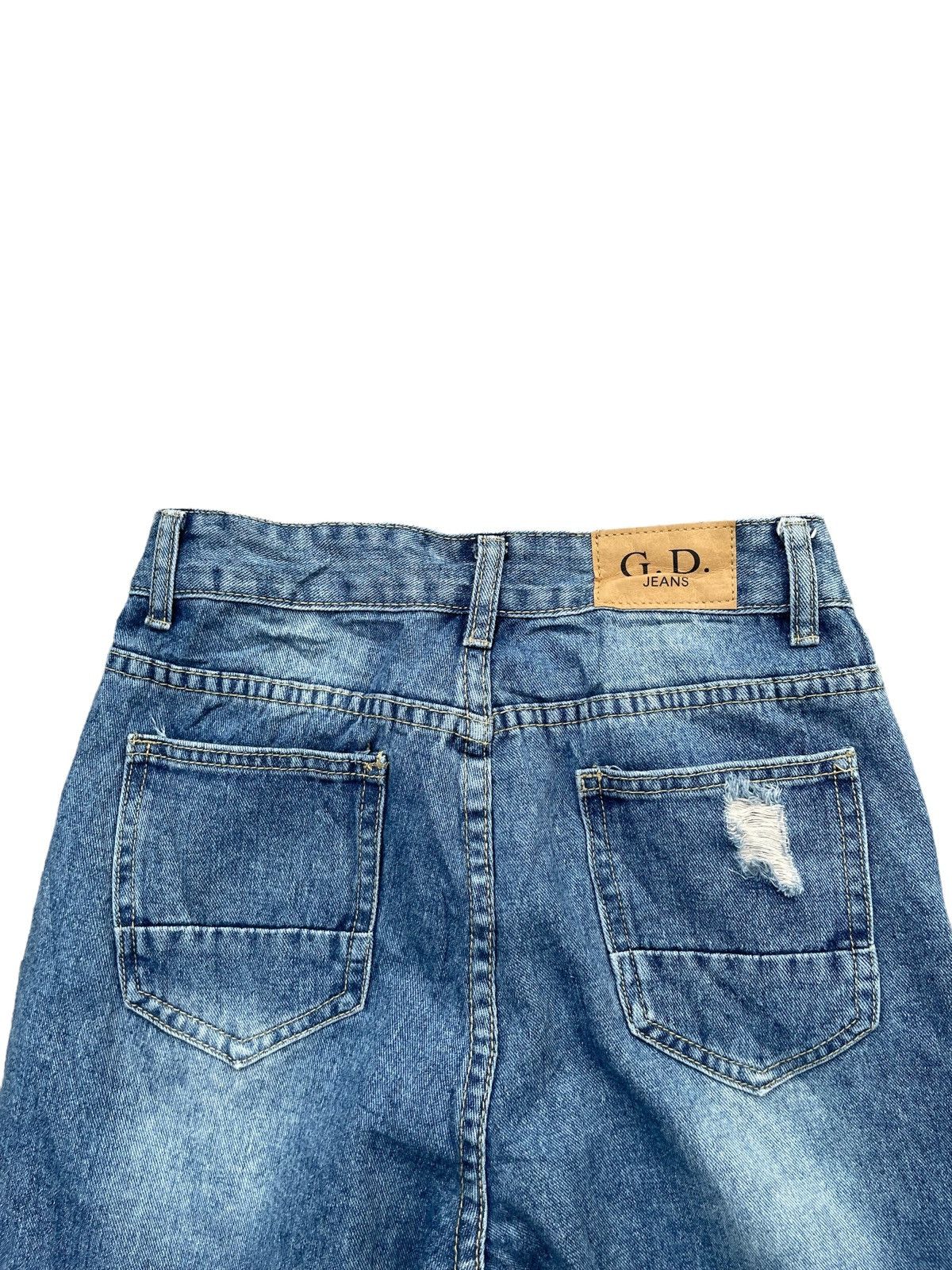 Japanese Brand 🔥STEALS🔥GD Jeans Custom Distresed Size US 27 - 12 Thumbnail