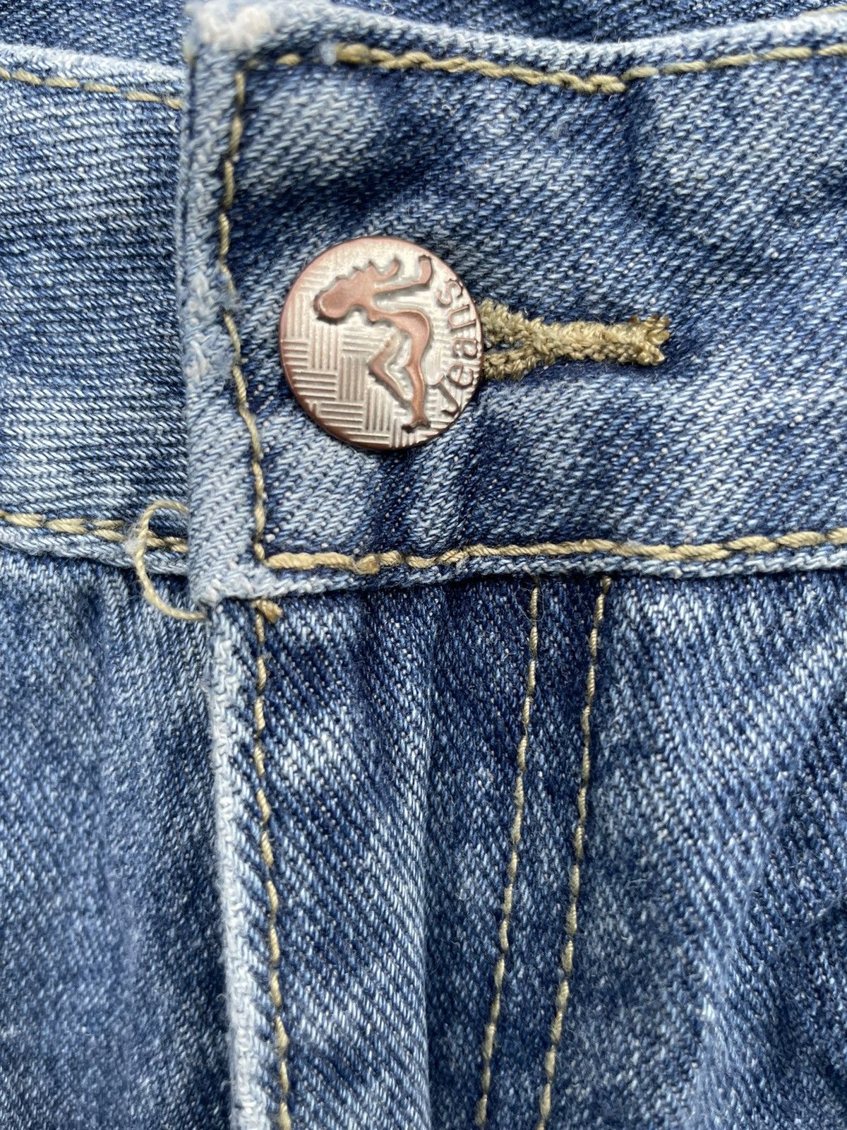 Japanese Brand 🔥STEALS🔥GD Jeans Custom Distresed Size US 27 - 15 Thumbnail