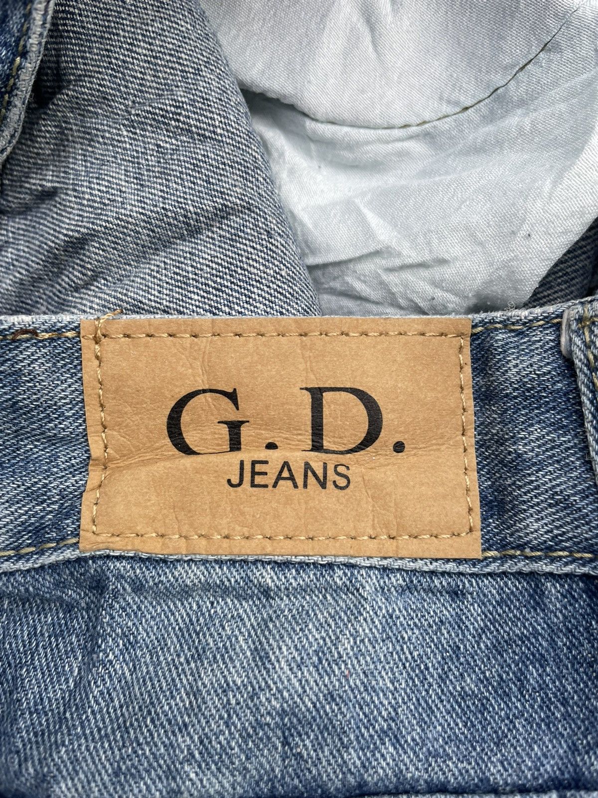 Japanese Brand 🔥STEALS🔥GD Jeans Custom Distresed Size US 27 - 14 Thumbnail