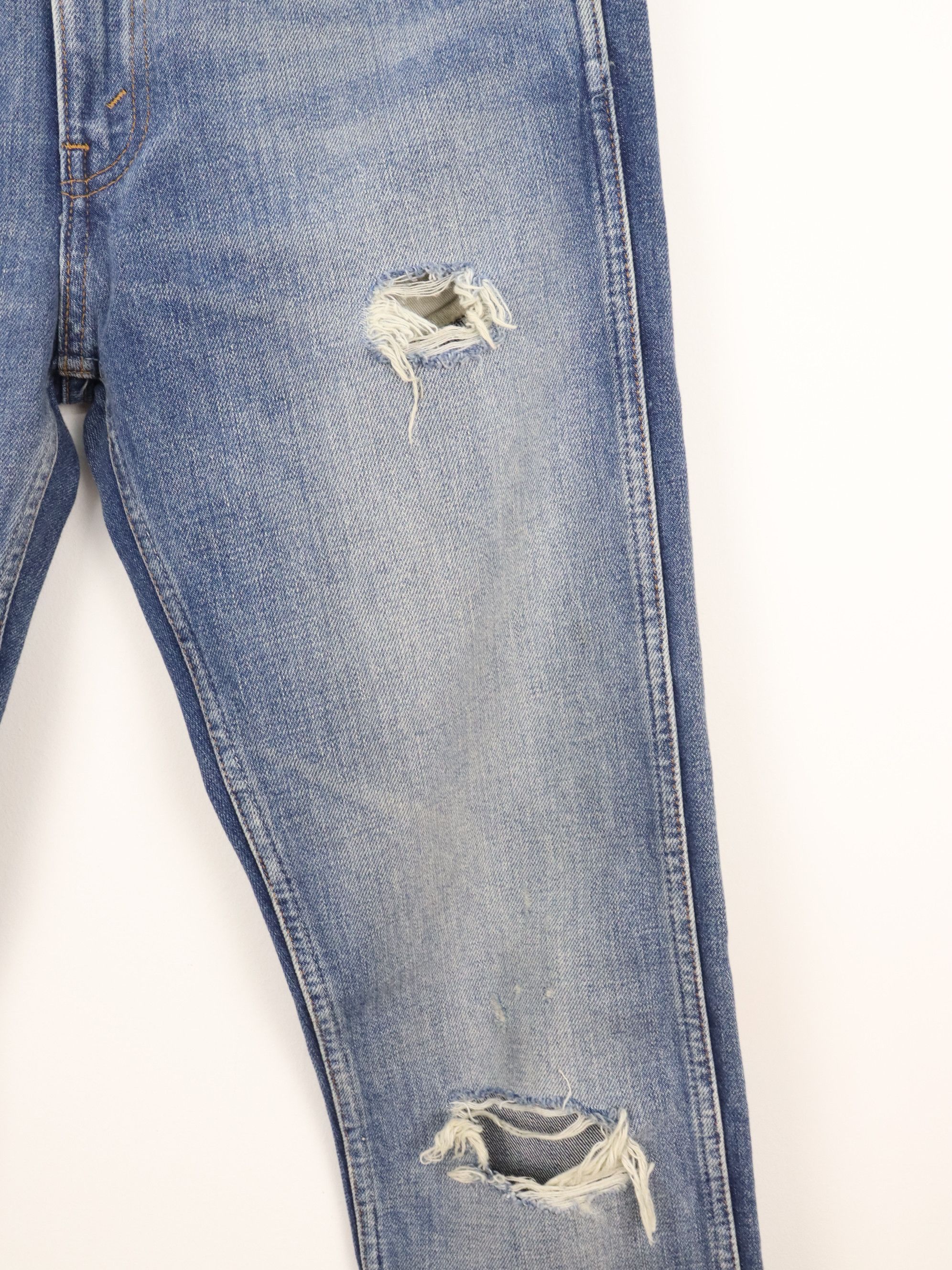 Levi's Vintage Clothing LVC 1969 60s BIG E Model Corn Denim 606 Slim Fit Distressed Size US 31 - 9 Thumbnail