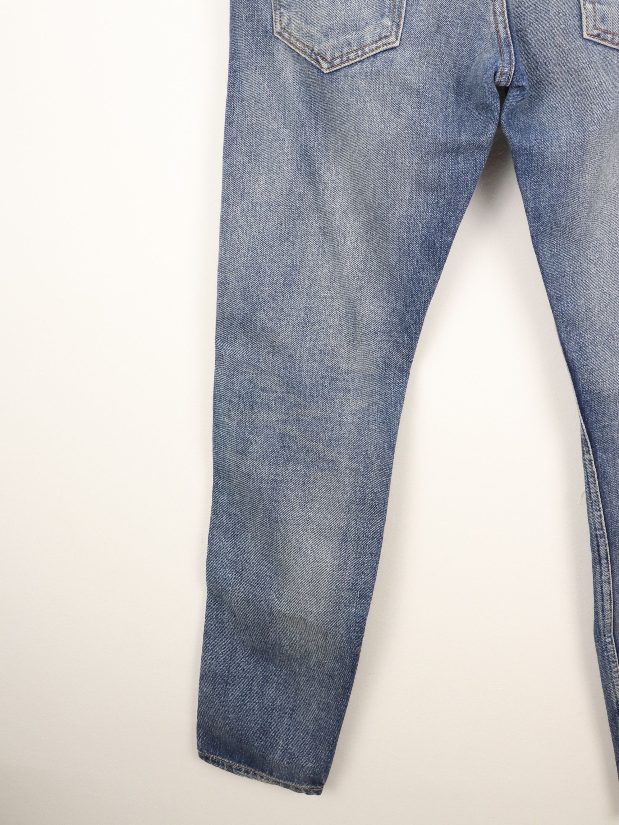 Levi's Vintage Clothing LVC 1969 60s BIG E Model Corn Denim 606 Slim Fit Distressed Size US 31 - 10 Thumbnail