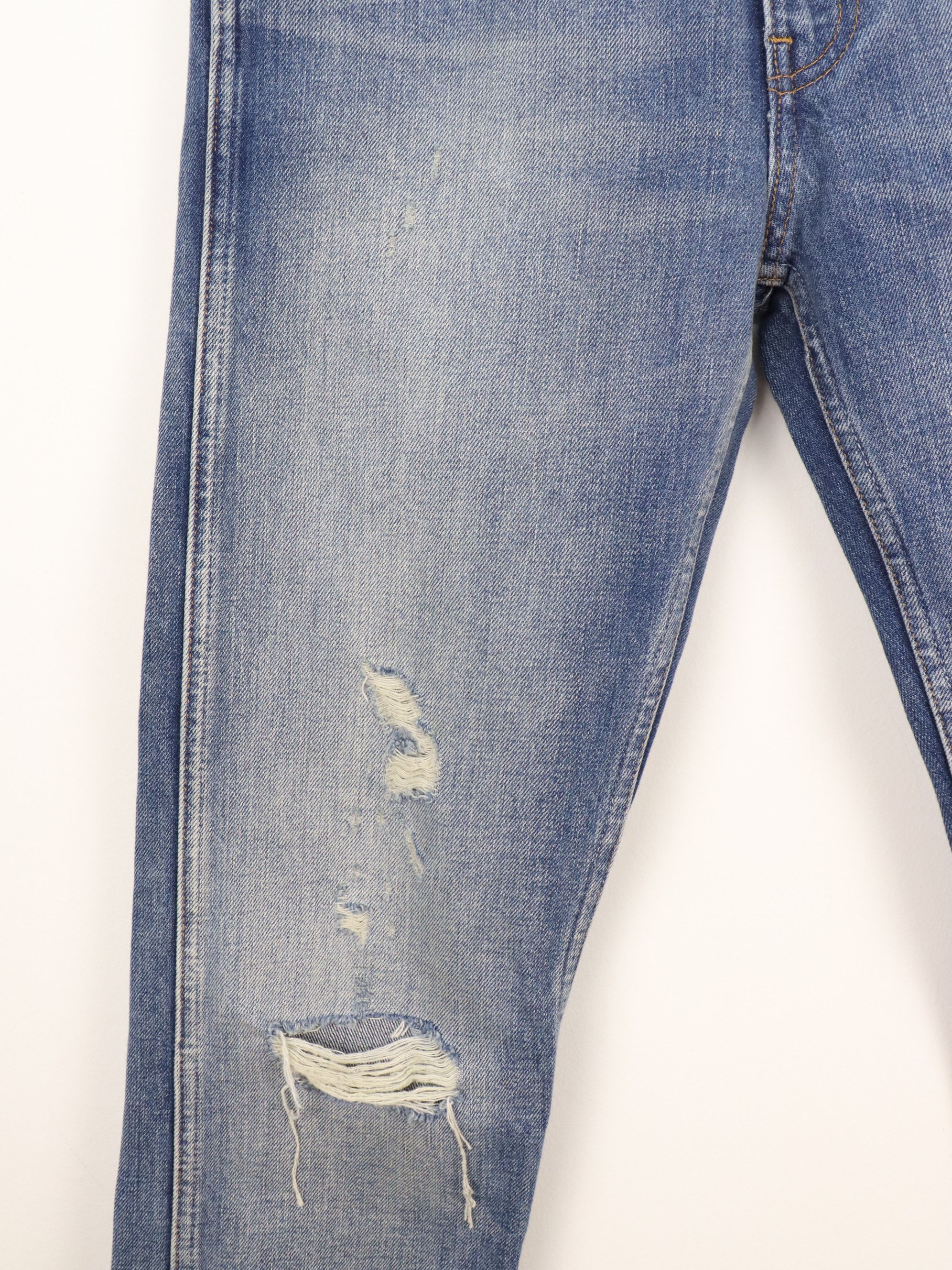 Levi's Vintage Clothing LVC 1969 60s BIG E Model Corn Denim 606 Slim Fit Distressed Size US 31 - 8 Thumbnail