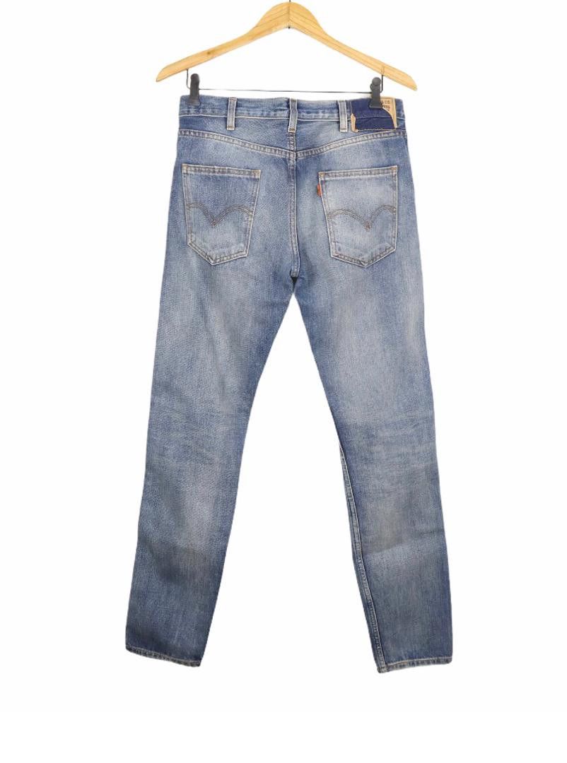 Levi's Vintage Clothing LVC 1969 60s BIG E Model Corn Denim 606 Slim Fit Distressed Size US 31 - 2 Thumbnail