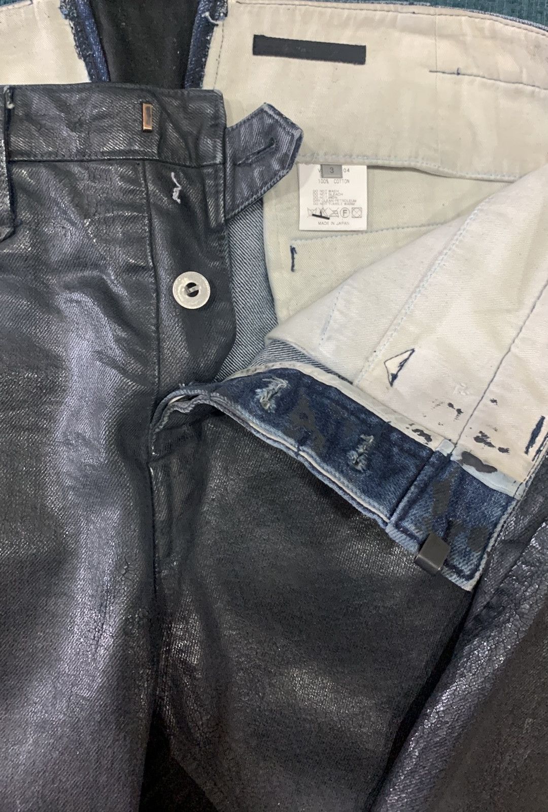 The Viridi-anne The viridi-anne artisanal hand resin coated segment pants Size US 34 / EU 50 - 16 Thumbnail