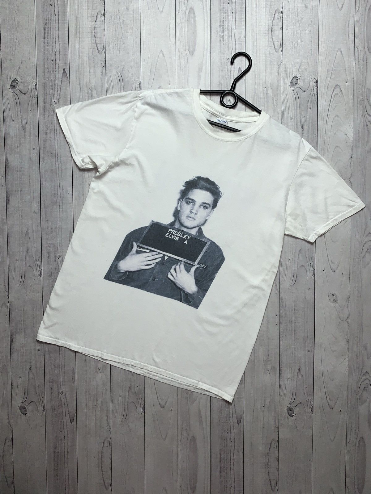 Band Tees × Vintage Elvis Presley tee big logo size M/L Size US L / EU 52-54 / 3 - 1 Thumbnail