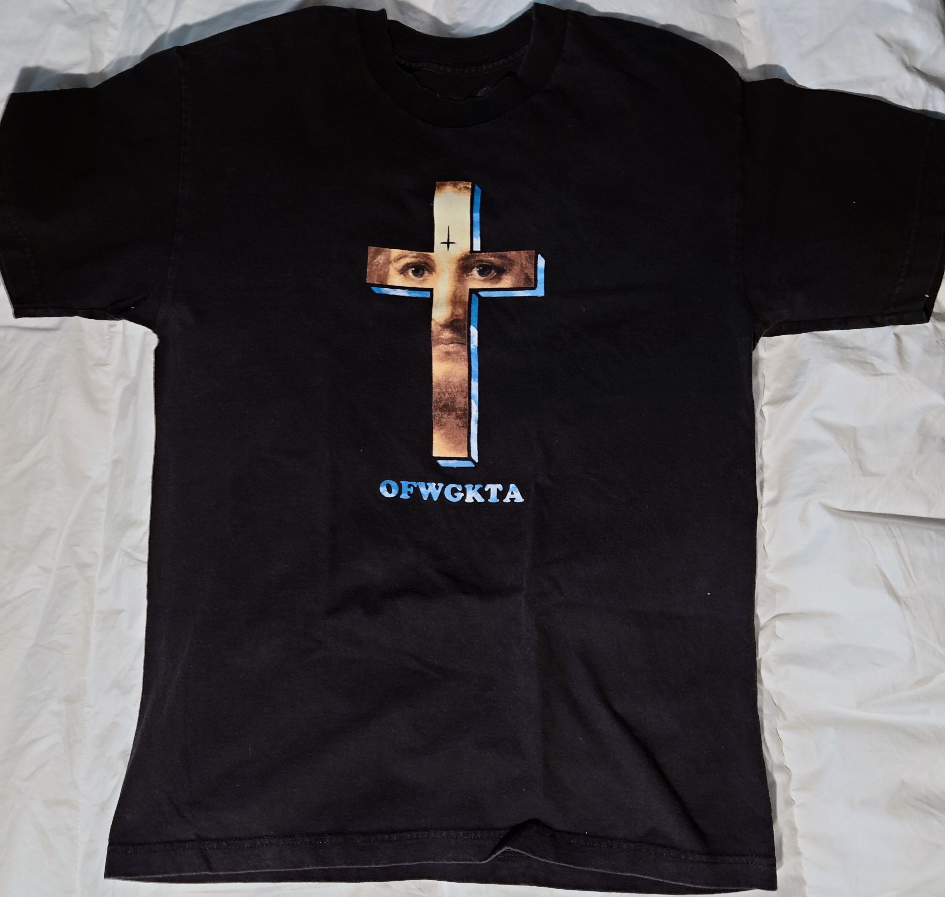 image of Golf Wang x Odd Future 2011 Jesus Tee in Black, Men's (Size Medium)