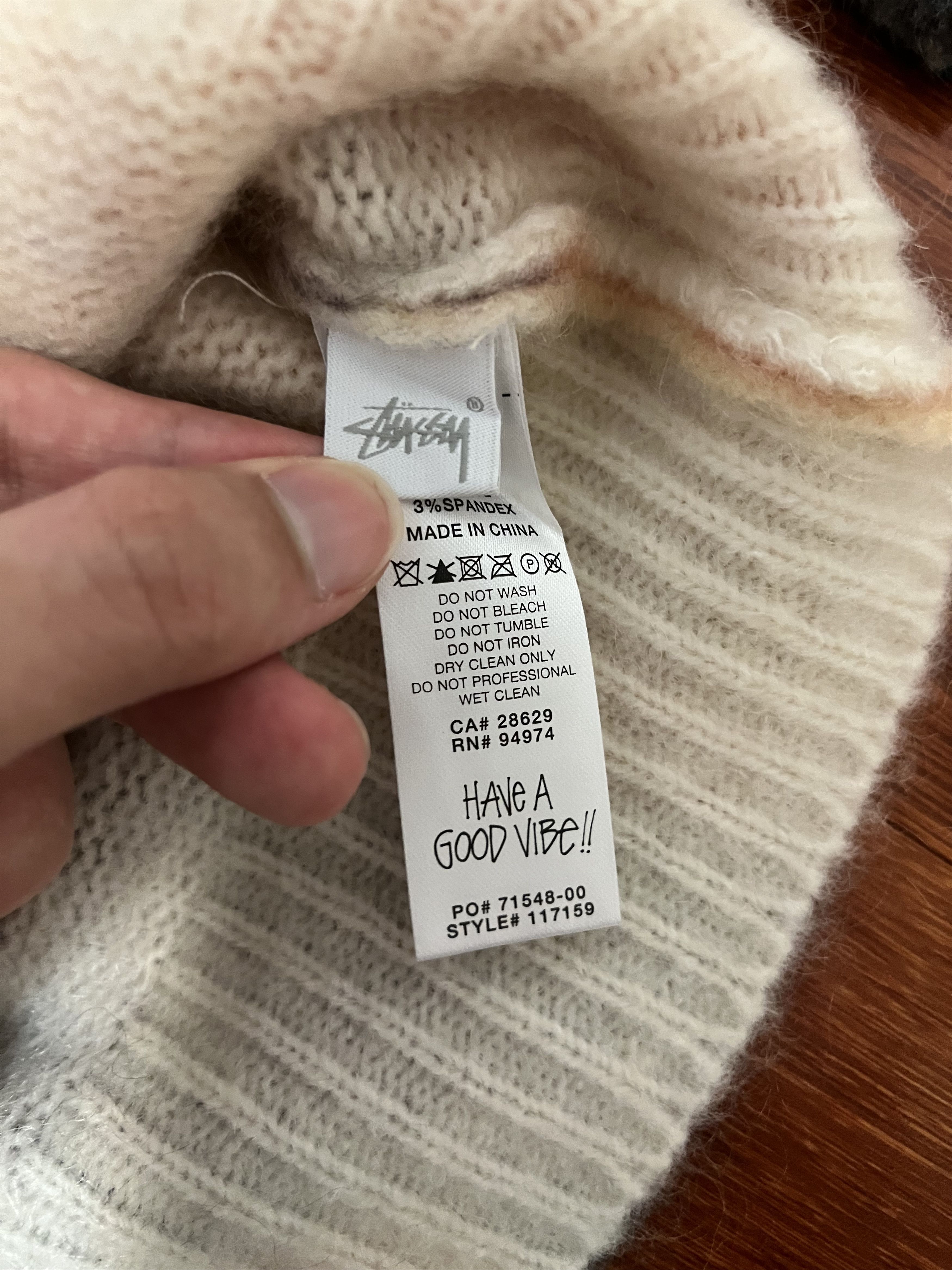 Stussy 💚 Stussy x Goldie Wool Blend Sweater Large NEW Size US L / EU 52-54 / 3 - 12 Thumbnail