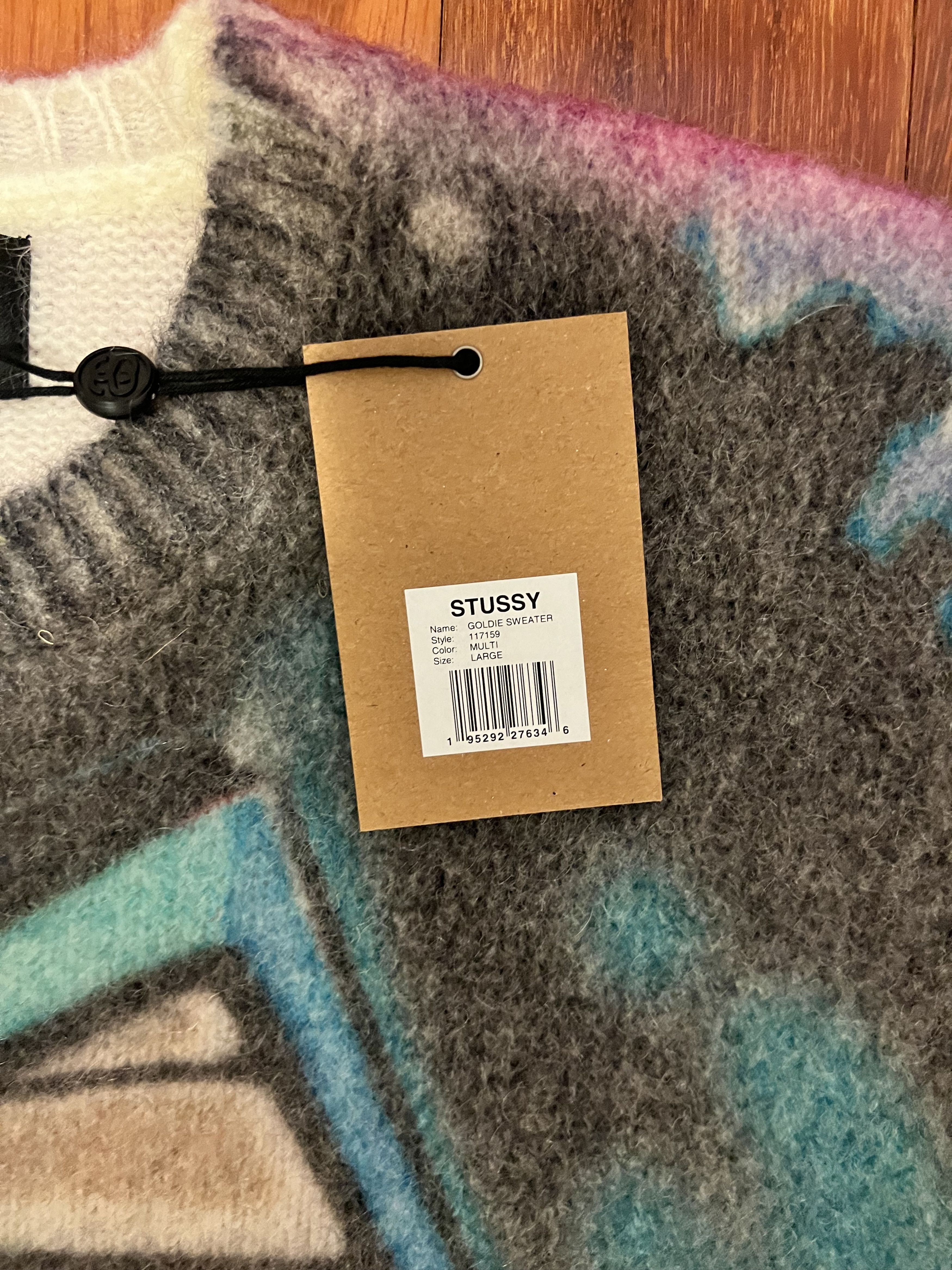 Stussy 💚 Stussy x Goldie Wool Blend Sweater Large NEW Size US L / EU 52-54 / 3 - 9 Thumbnail