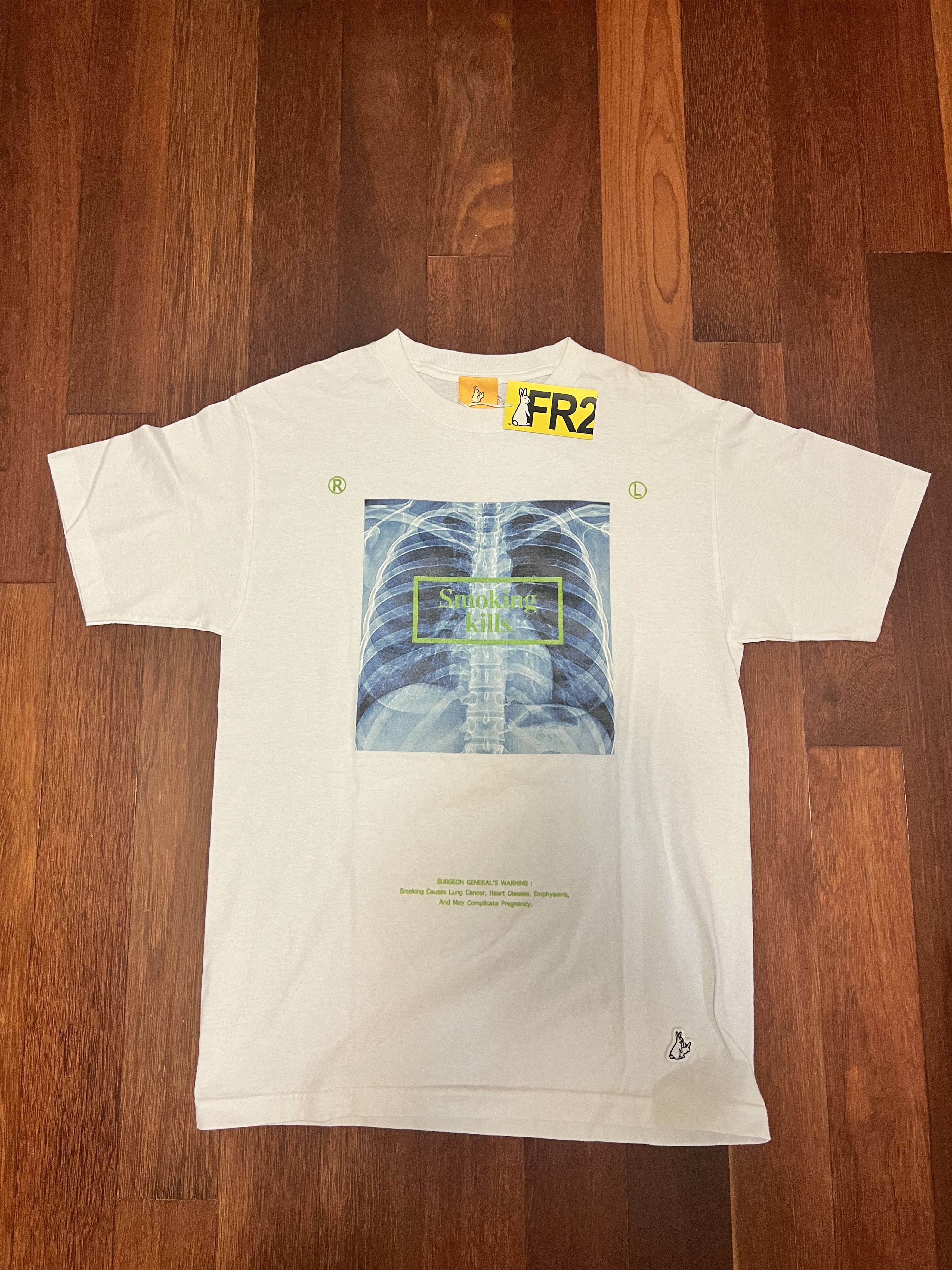 FR2 💚 FR2 X-Ray Smoking Kills White Tee Medium NEW Size US M / EU 48-50 / 2 - 1 Thumbnail