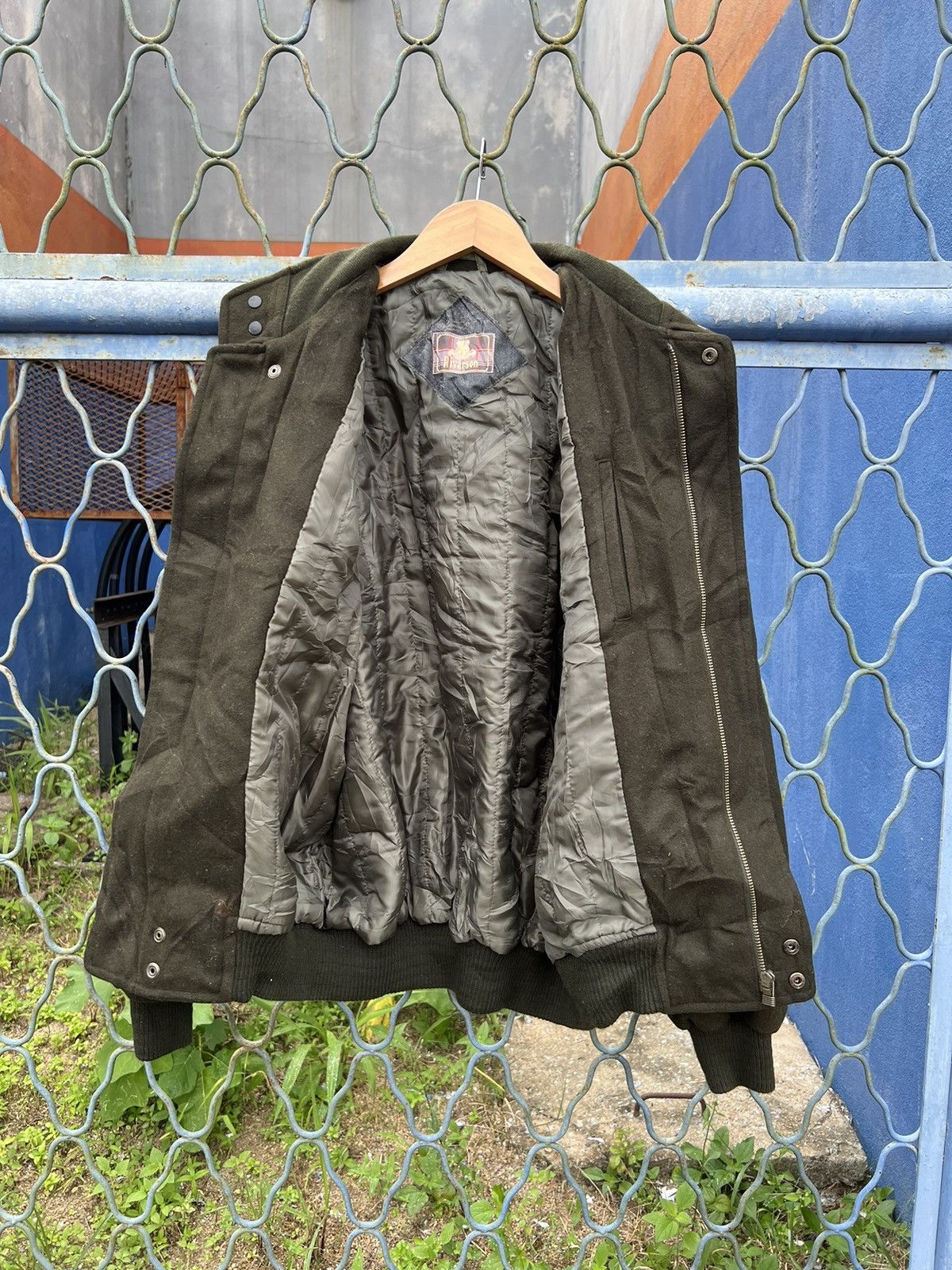 Japanese Brand × Vintage Vintage Riverson Wool Bomber Jacket Size US XL / EU 56 / 4 - 4 Thumbnail