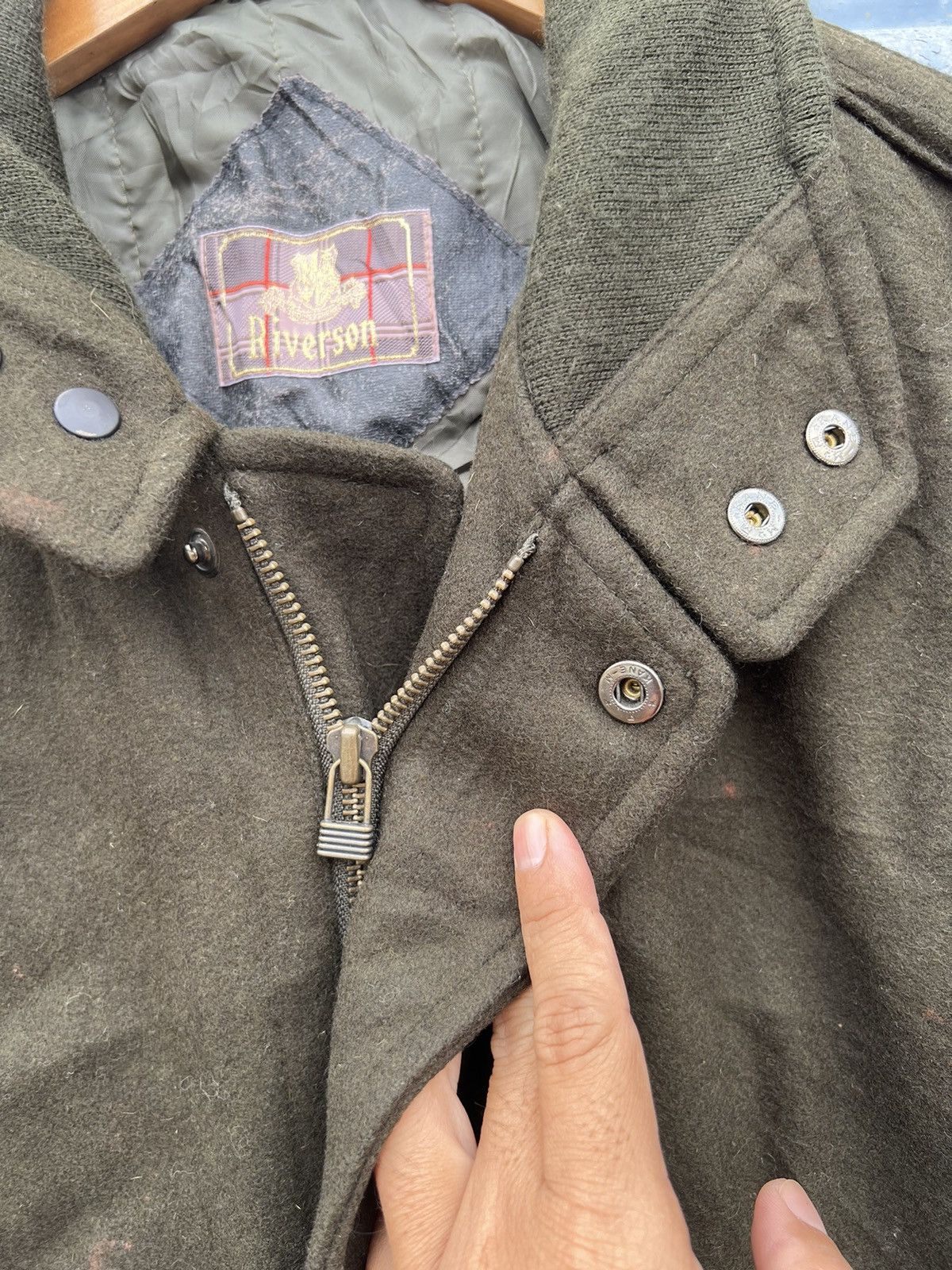 Japanese Brand × Vintage Vintage Riverson Wool Bomber Jacket Size US XL / EU 56 / 4 - 5 Thumbnail