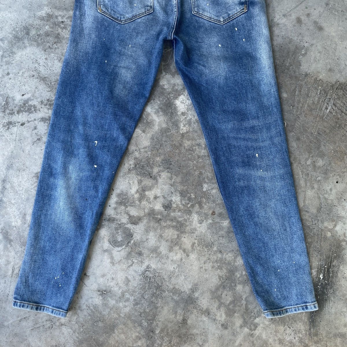 Other Vintage Zara Men THRASHED Distressed Jeans Denim Pants Size US 31 - 11 Thumbnail