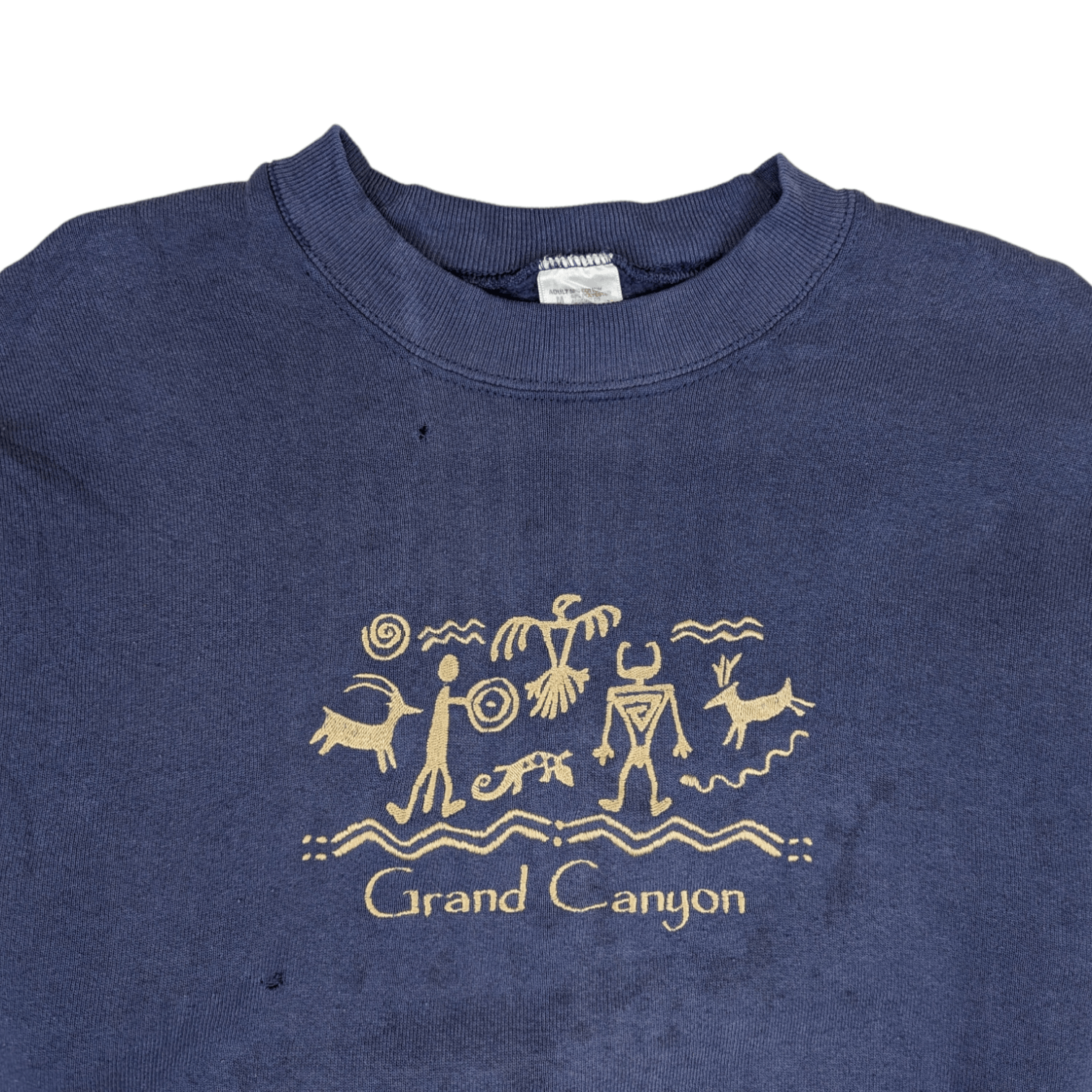 Fruit Of The Loom × Vintage Vintage 2000's FOTL Grand Canyon Jumper Sweatshirt Size US M / EU 48-50 / 2 - 5 Thumbnail
