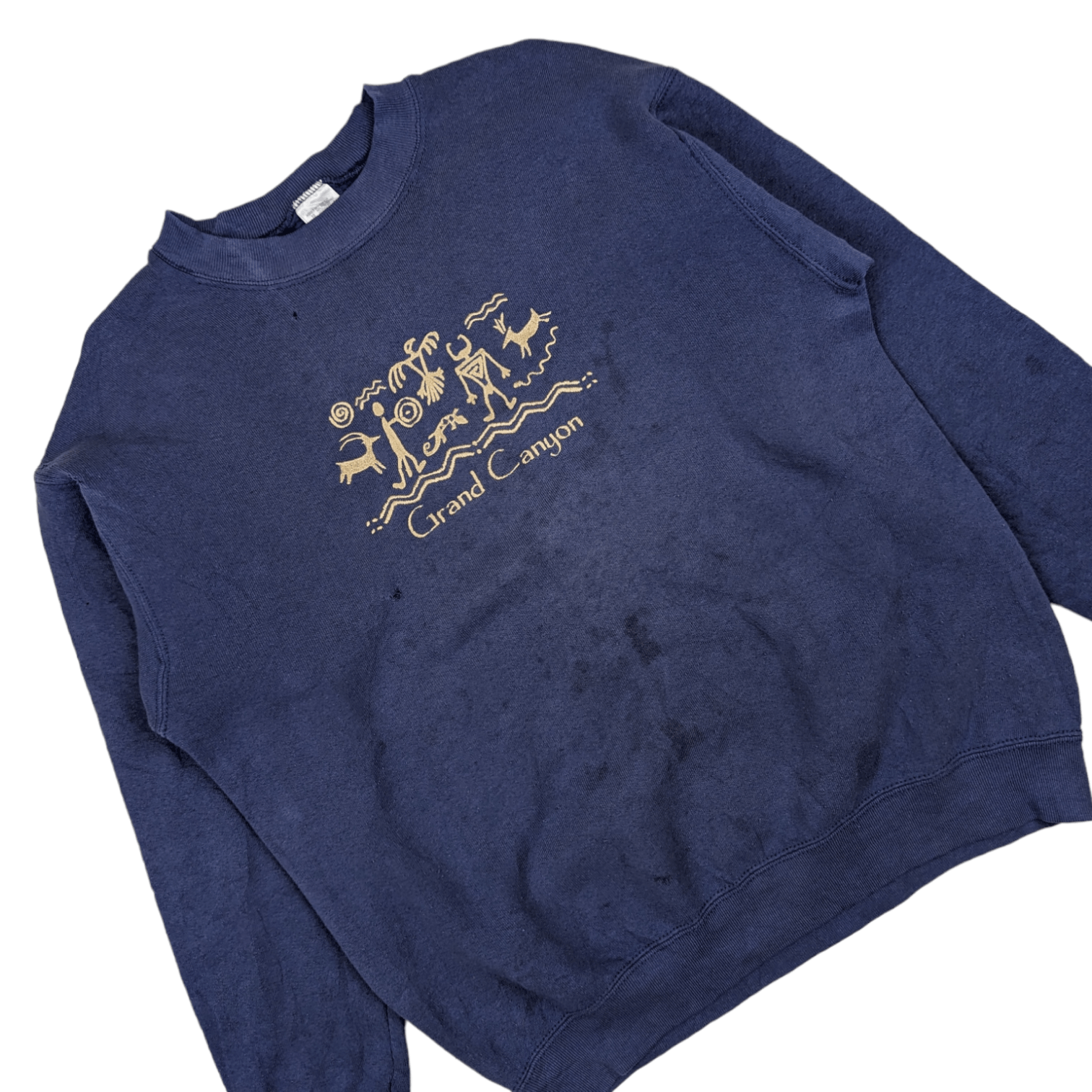 Fruit Of The Loom × Vintage Vintage 2000's FOTL Grand Canyon Jumper Sweatshirt Size US M / EU 48-50 / 2 - 2 Thumbnail