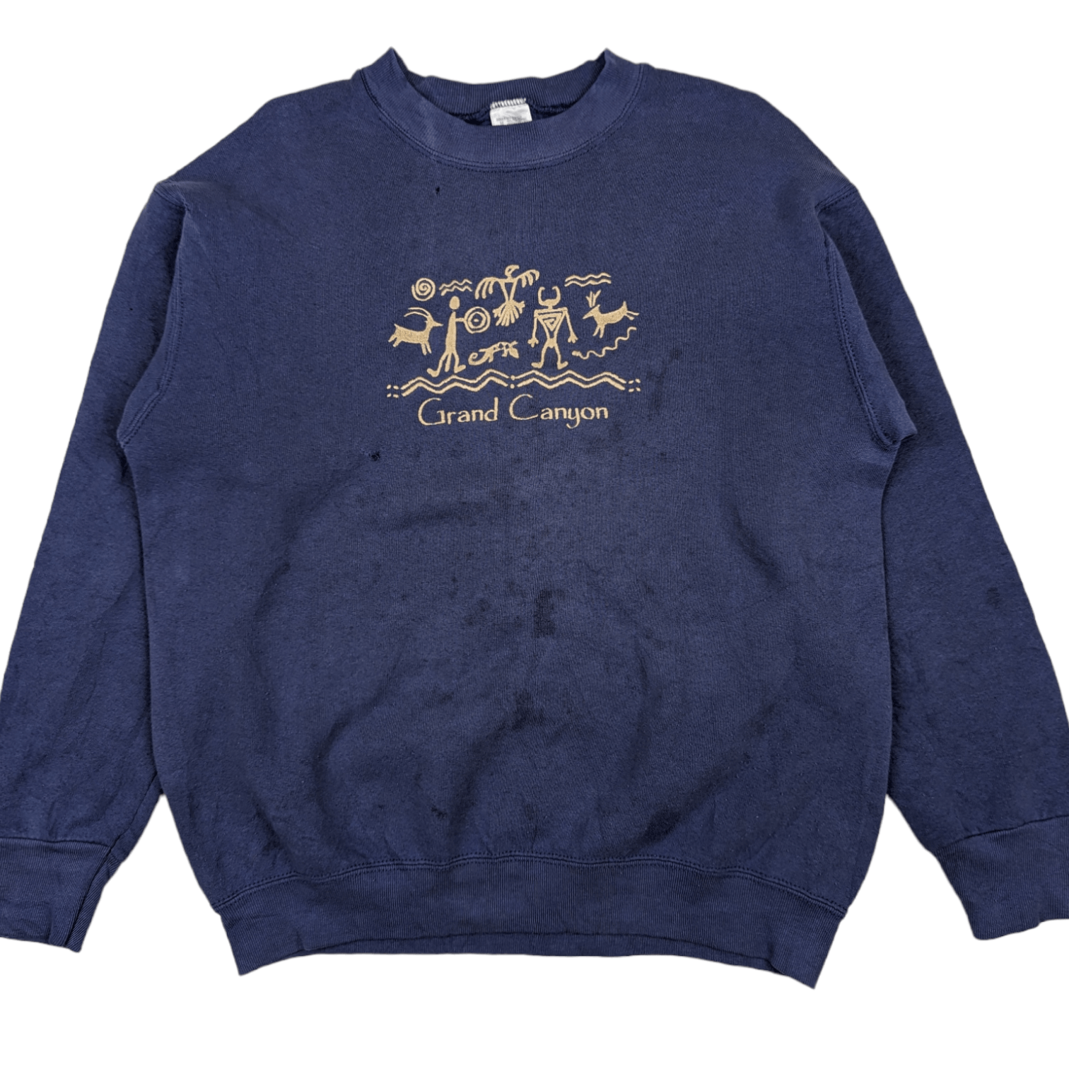 Fruit Of The Loom × Vintage Vintage 2000's FOTL Grand Canyon Jumper Sweatshirt Size US M / EU 48-50 / 2 - 3 Thumbnail