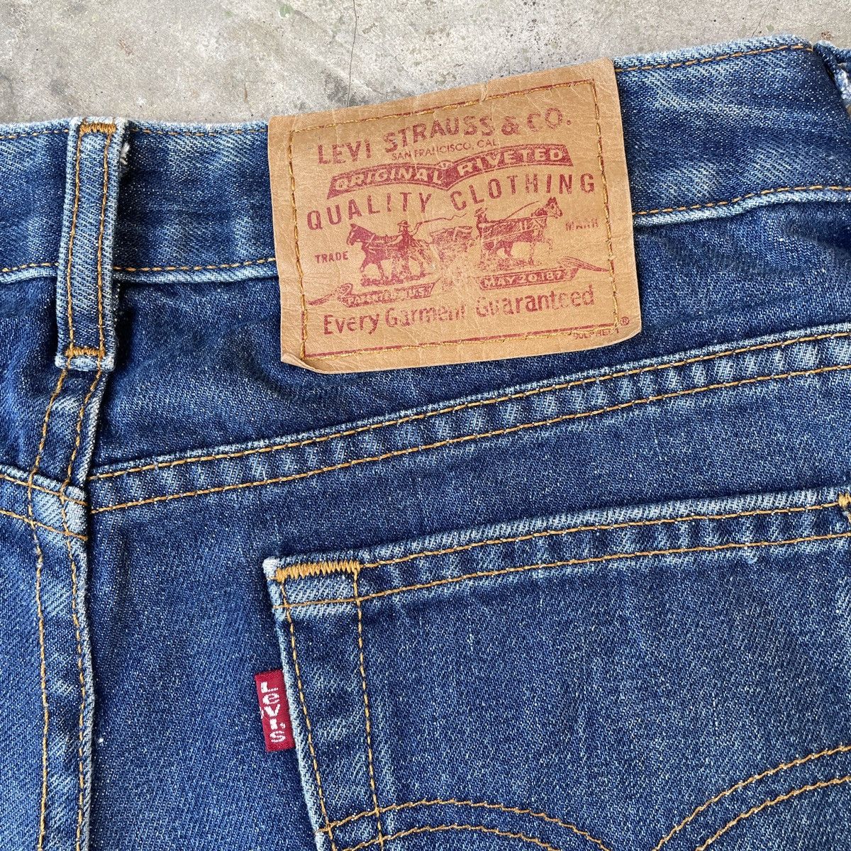 Levi's × Vintage Vintage Levi’s Jeans 29x32 Levi’s Flare Denim Pants Size US 29 - 10 Thumbnail