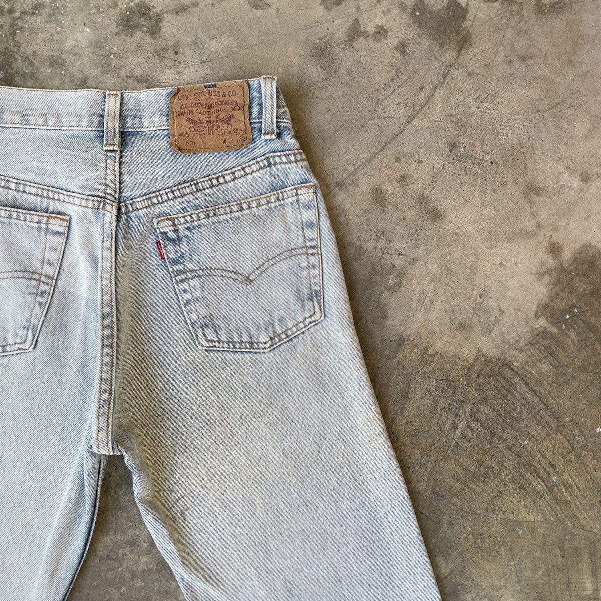 Levi's Vintage Clothing Vintage Levi’s 501 Jeans USA Wash Faded Denim Pants W27x28 Size US 27 - 9 Thumbnail