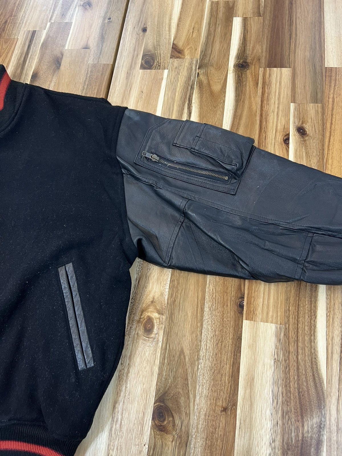 Yohji Yamamoto Vintage Kansai Man Yutaka Nishimura Varsity Jacket Size US L / EU 52-54 / 3 - 6 Thumbnail