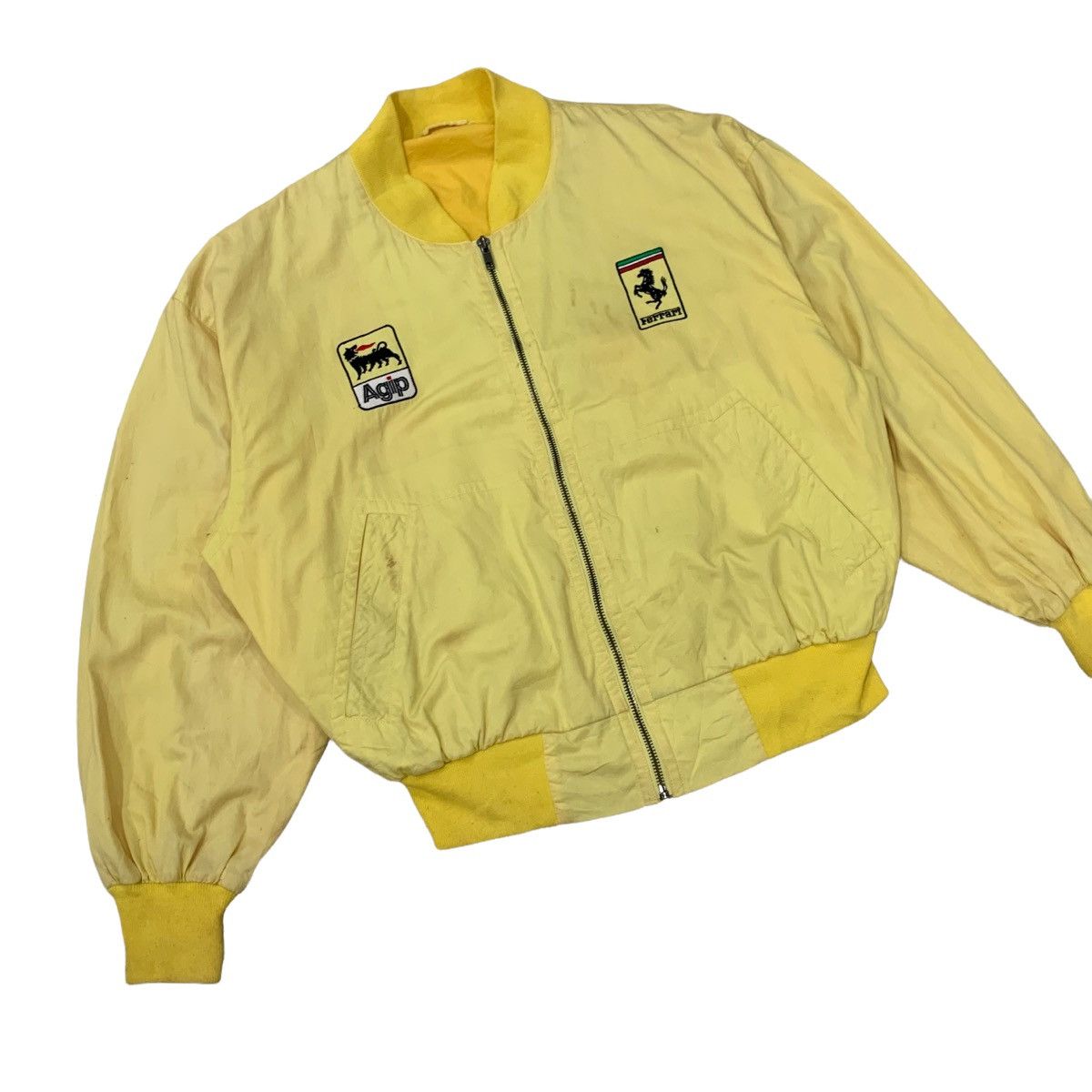 Ferrari 🔥Vintage Ferrari Agip Formula One Racing Team Jacket Size US S / EU 44-46 / 1 - 3 Thumbnail
