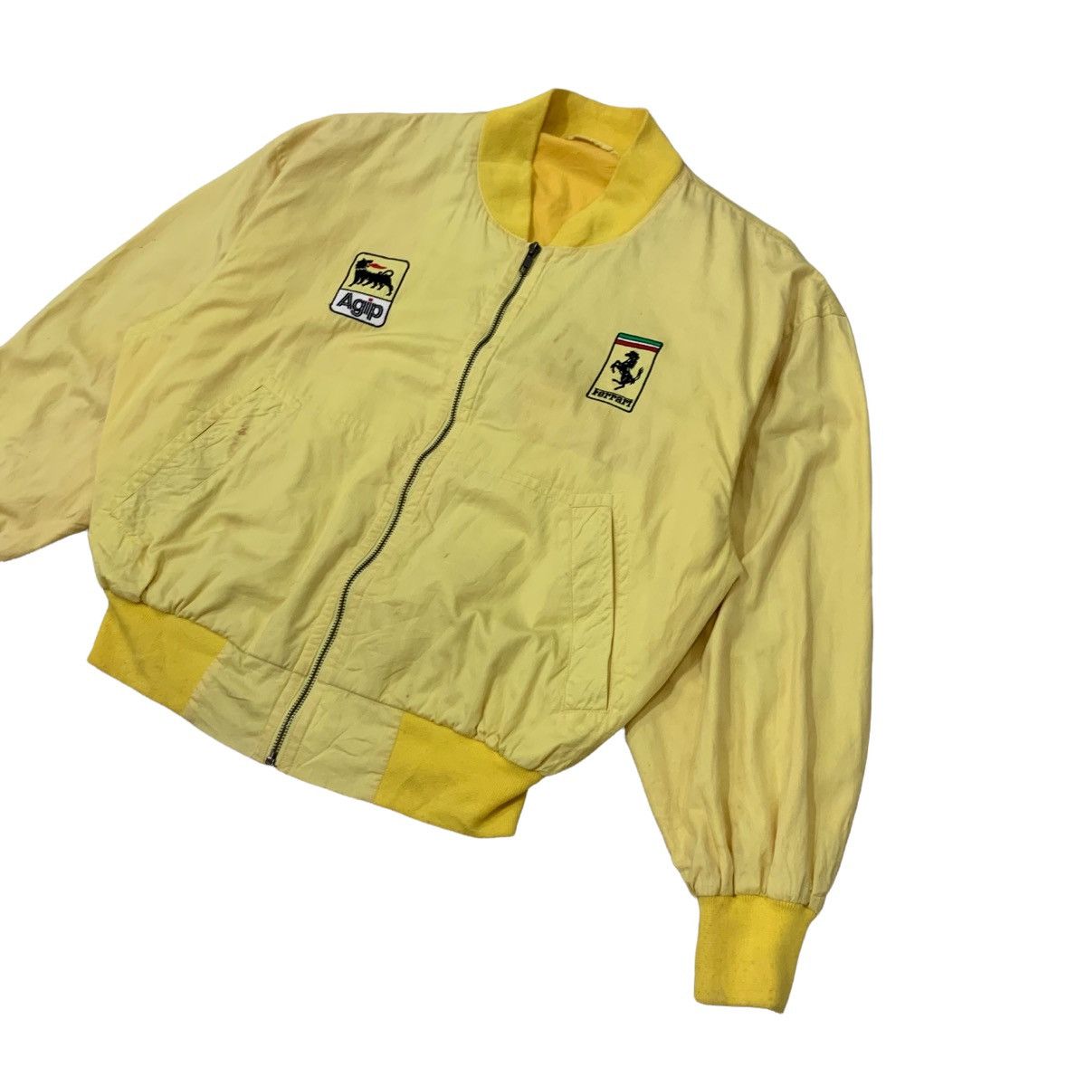 Ferrari 🔥Vintage Ferrari Agip Formula One Racing Team Jacket Size US S / EU 44-46 / 1 - 4 Thumbnail