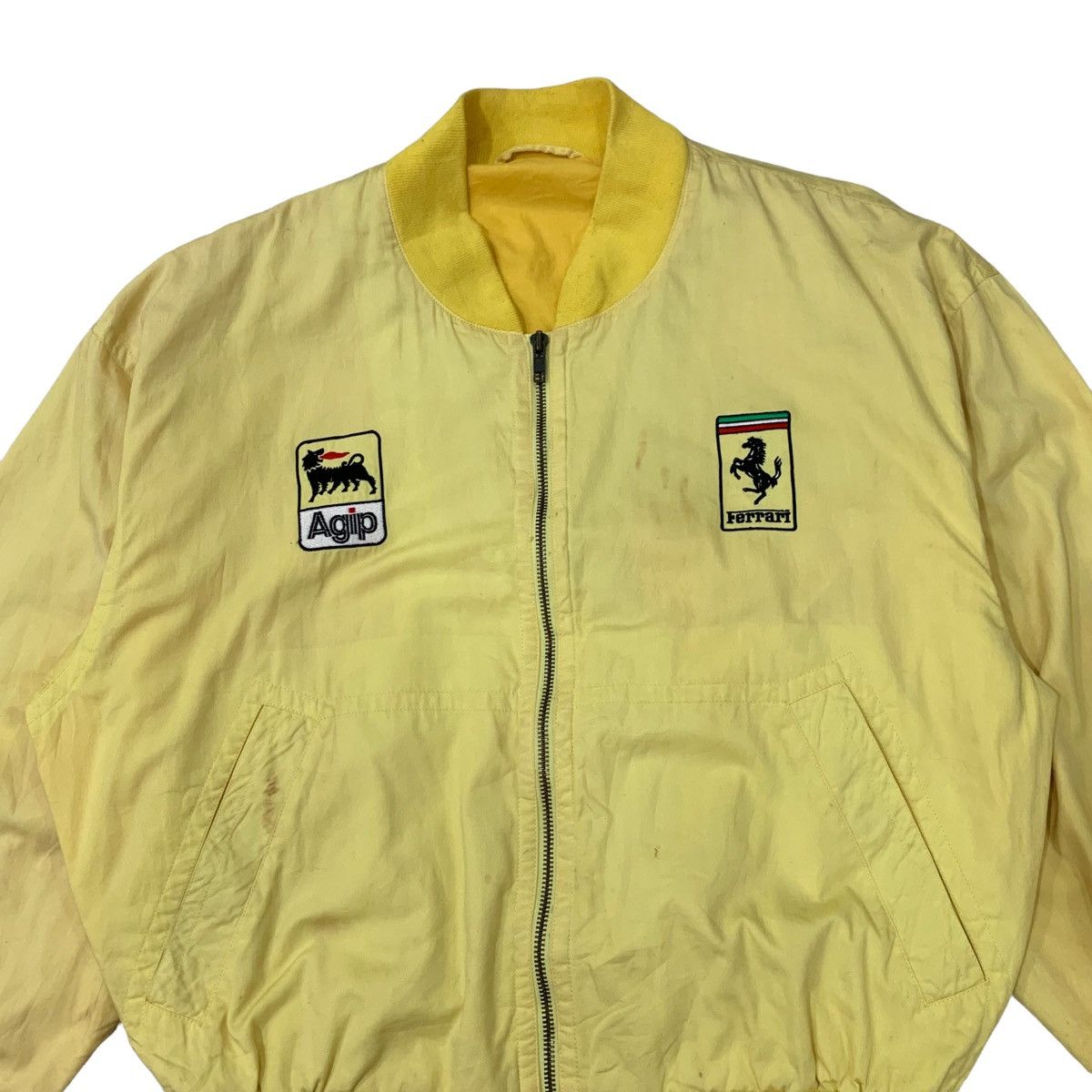 Ferrari 🔥Vintage Ferrari Agip Formula One Racing Team Jacket Size US S / EU 44-46 / 1 - 5 Thumbnail