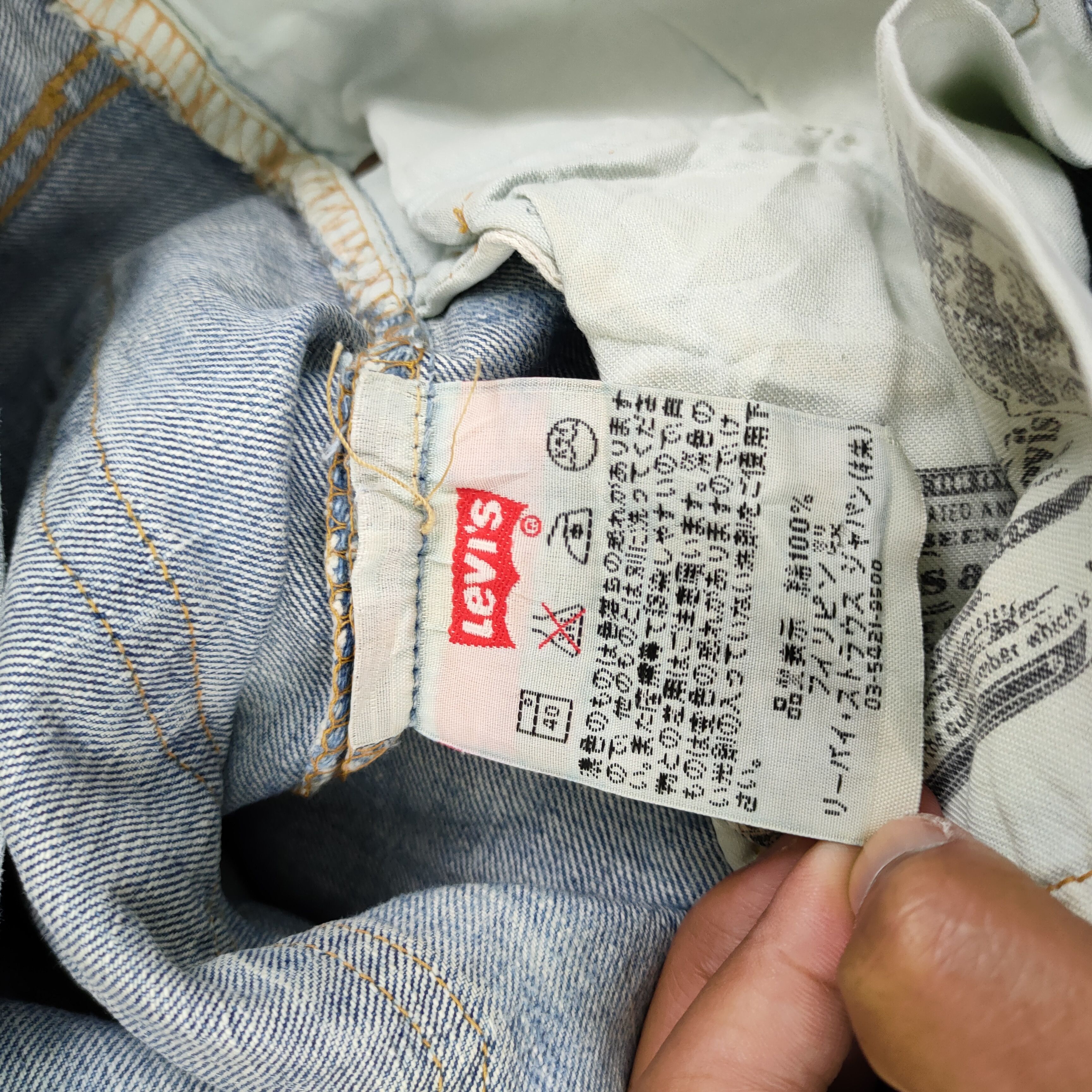 Jean × Levi's × Vintage VINTAGE LEVI'S 501 BUTTON FLY BLUE JEANS PANTS Size US 29 - 14 Thumbnail