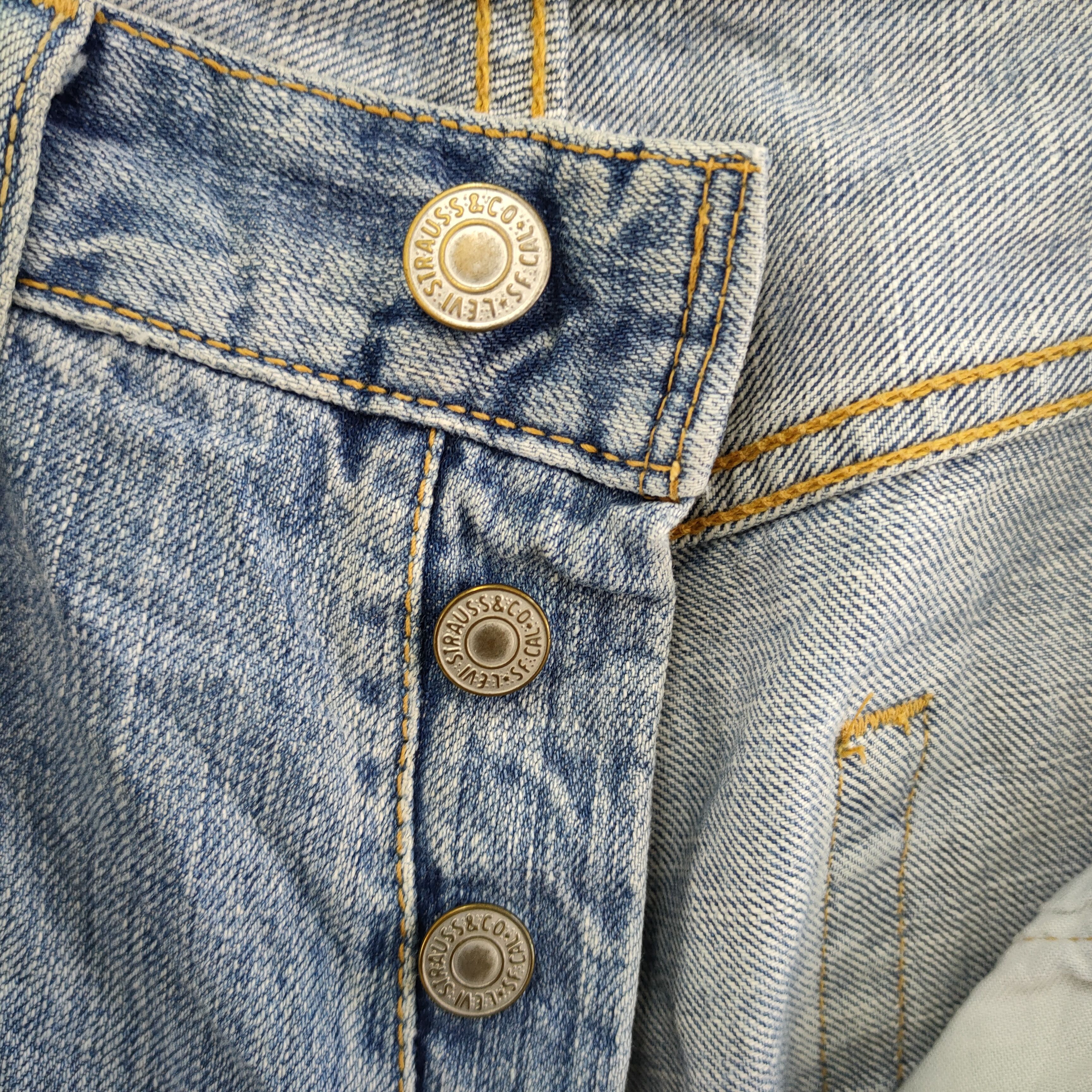 Jean × Levi's × Vintage VINTAGE LEVI'S 501 BUTTON FLY BLUE JEANS PANTS Size US 29 - 13 Thumbnail