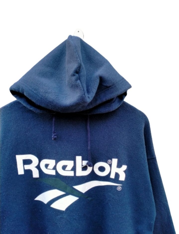 Reebok Vintage 90's REEBOK Spellout Hoodies Size US L / EU 52-54 / 3 - 3 Thumbnail