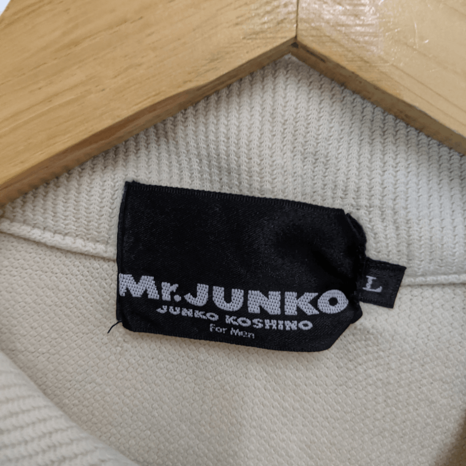 Japanese Brand × Mr. Junko MR JUNKO Koshino Multicolor Polo Jumper Sweatshirt Size US L / EU 52-54 / 3 - 11 Thumbnail