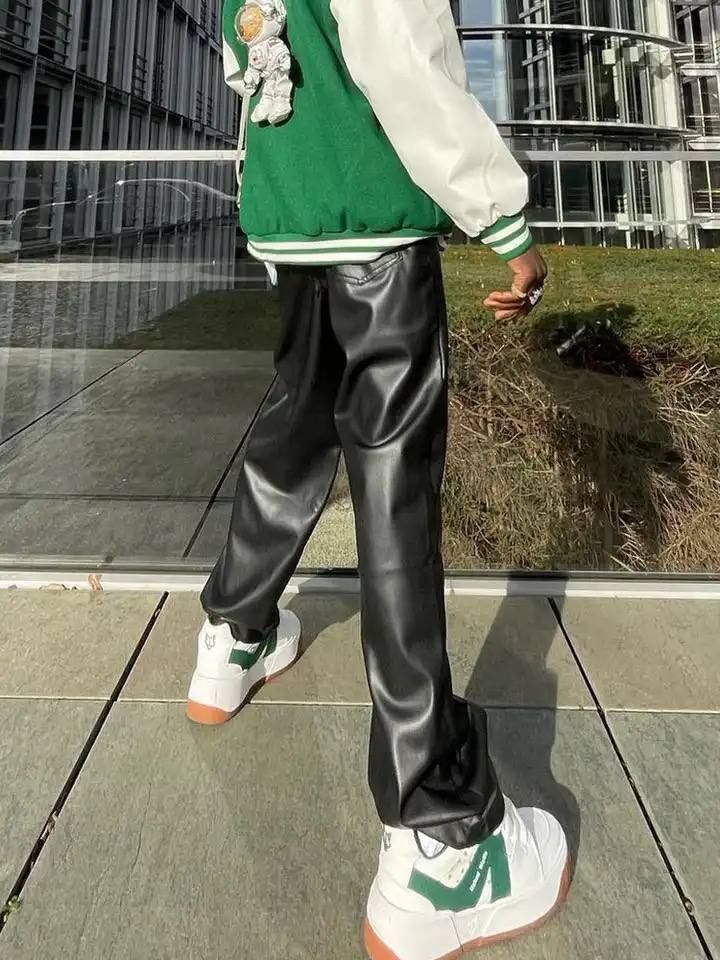 Designer × Japanese Brand leather pants opium | Grailed