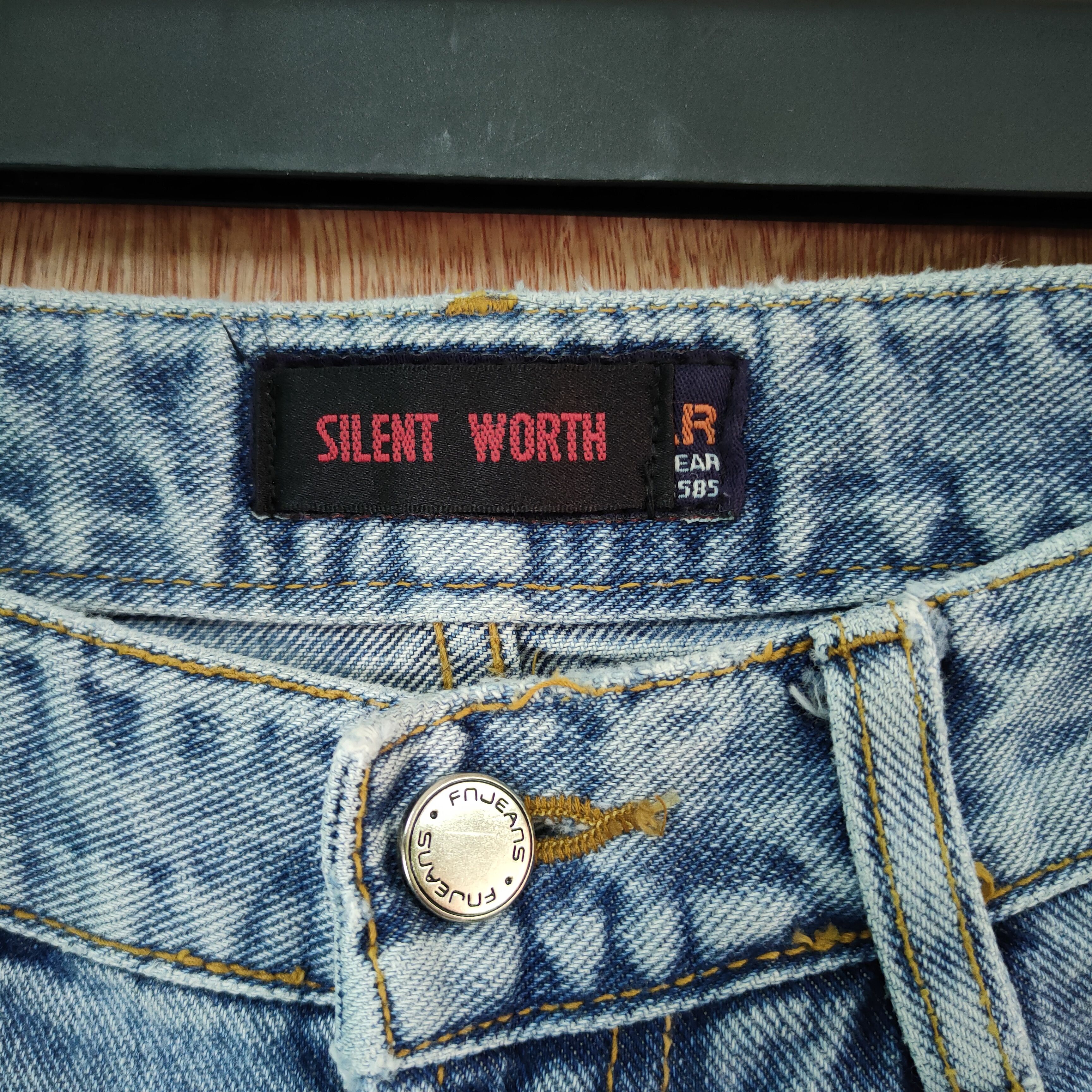 Japanese Brand VINTAGE FN JEANS PATCHWORK DISTRESSED DENIM JEAN PANTS Size US 26 / EU 42 - 6 Thumbnail