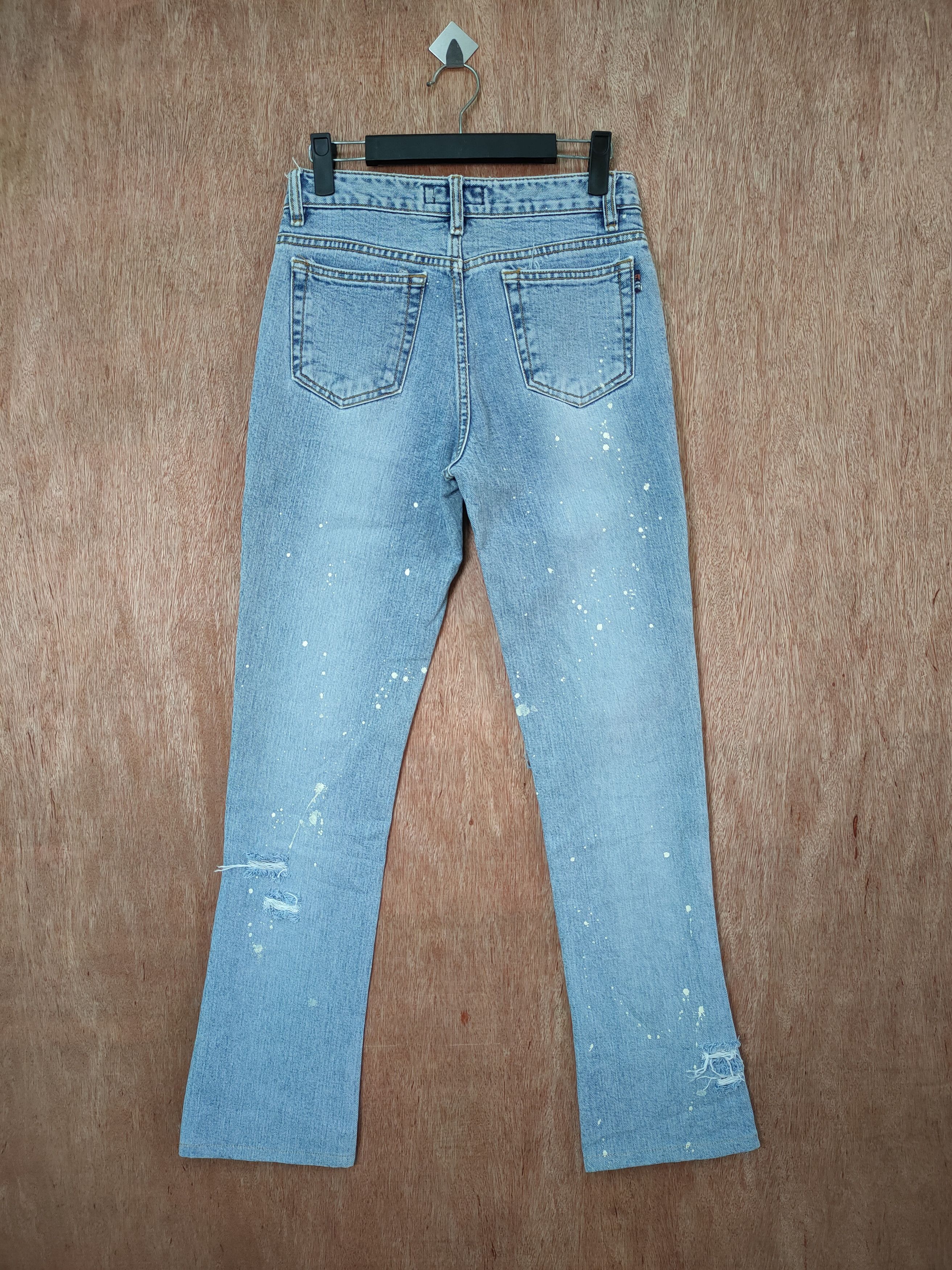 Japanese Brand VINTAGE FN JEANS PATCHWORK DISTRESSED DENIM JEAN PANTS Size US 26 / EU 42 - 9 Thumbnail