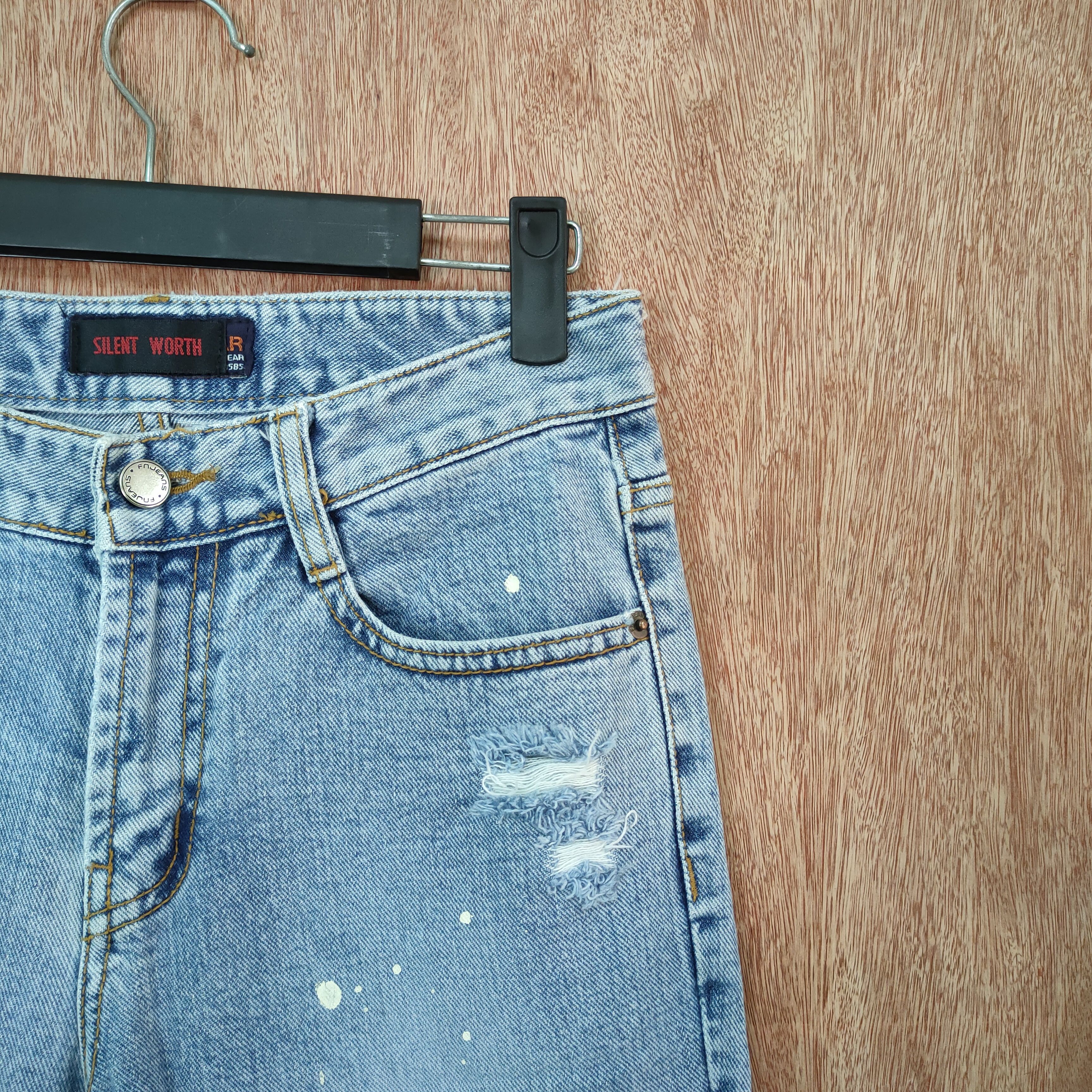 Japanese Brand VINTAGE FN JEANS PATCHWORK DISTRESSED DENIM JEAN PANTS Size US 26 / EU 42 - 15 Thumbnail