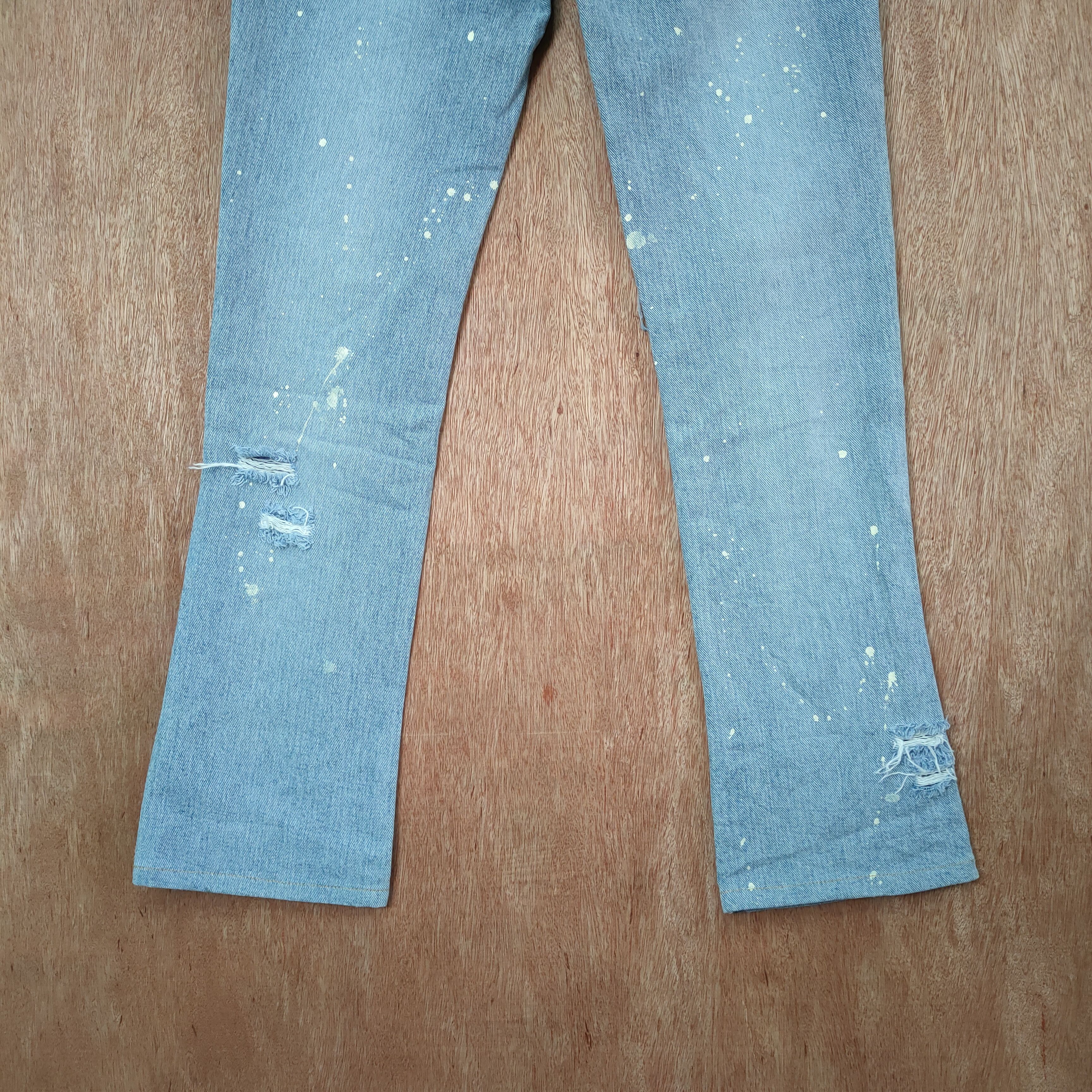 Japanese Brand VINTAGE FN JEANS PATCHWORK DISTRESSED DENIM JEAN PANTS Size US 26 / EU 42 - 12 Thumbnail