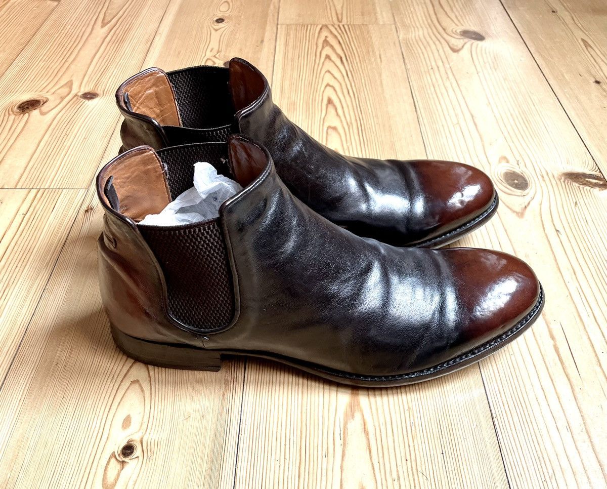 image of Alberto Fasciani Chelsea Boots in Brown, Men's (Size 8)