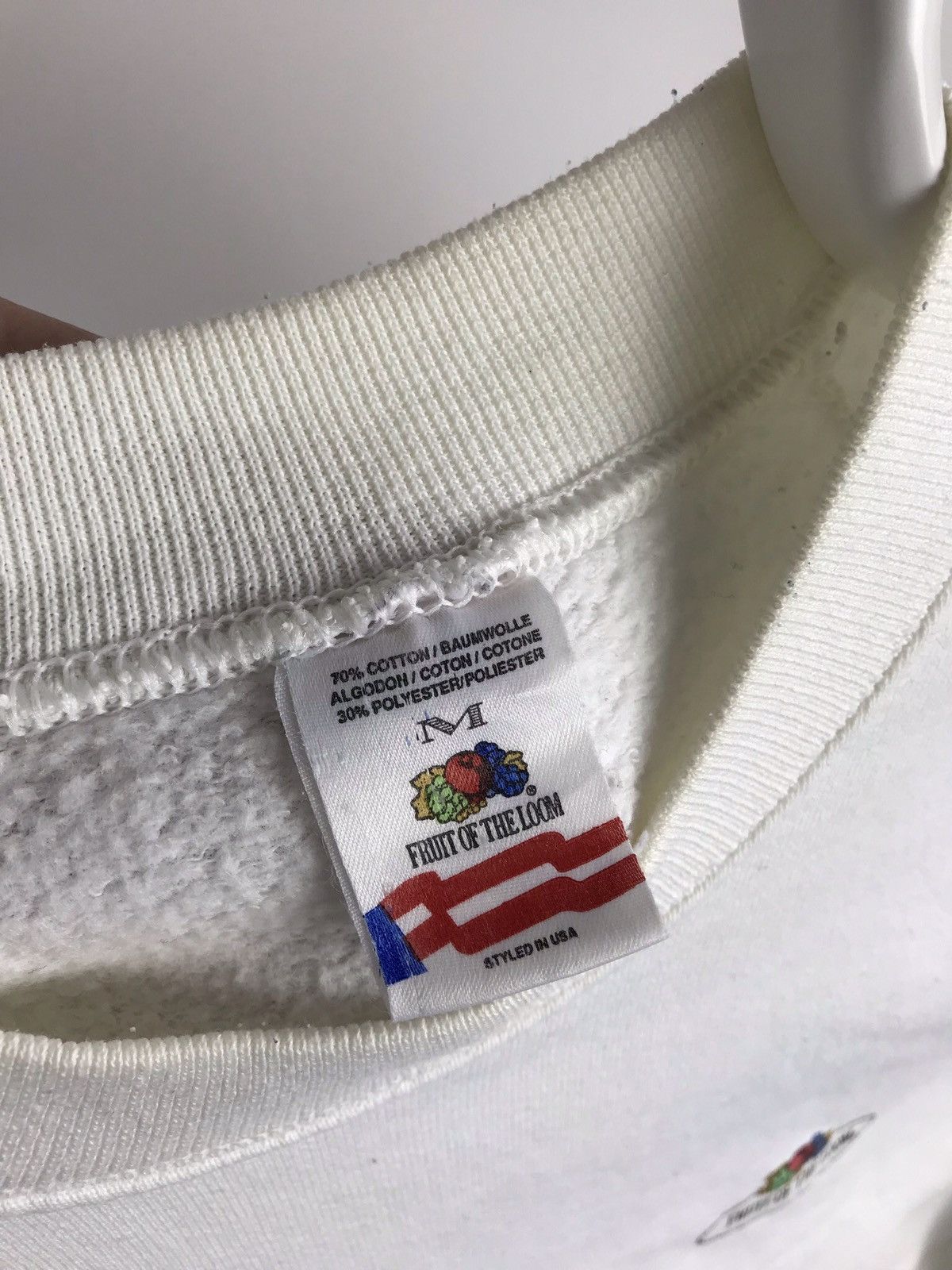 Fruit Of The Loom × Vintage Vintage Fruit Of The Loom Basic Boxie Iconic Sweatshirt Size US M / EU 48-50 / 2 - 3 Thumbnail